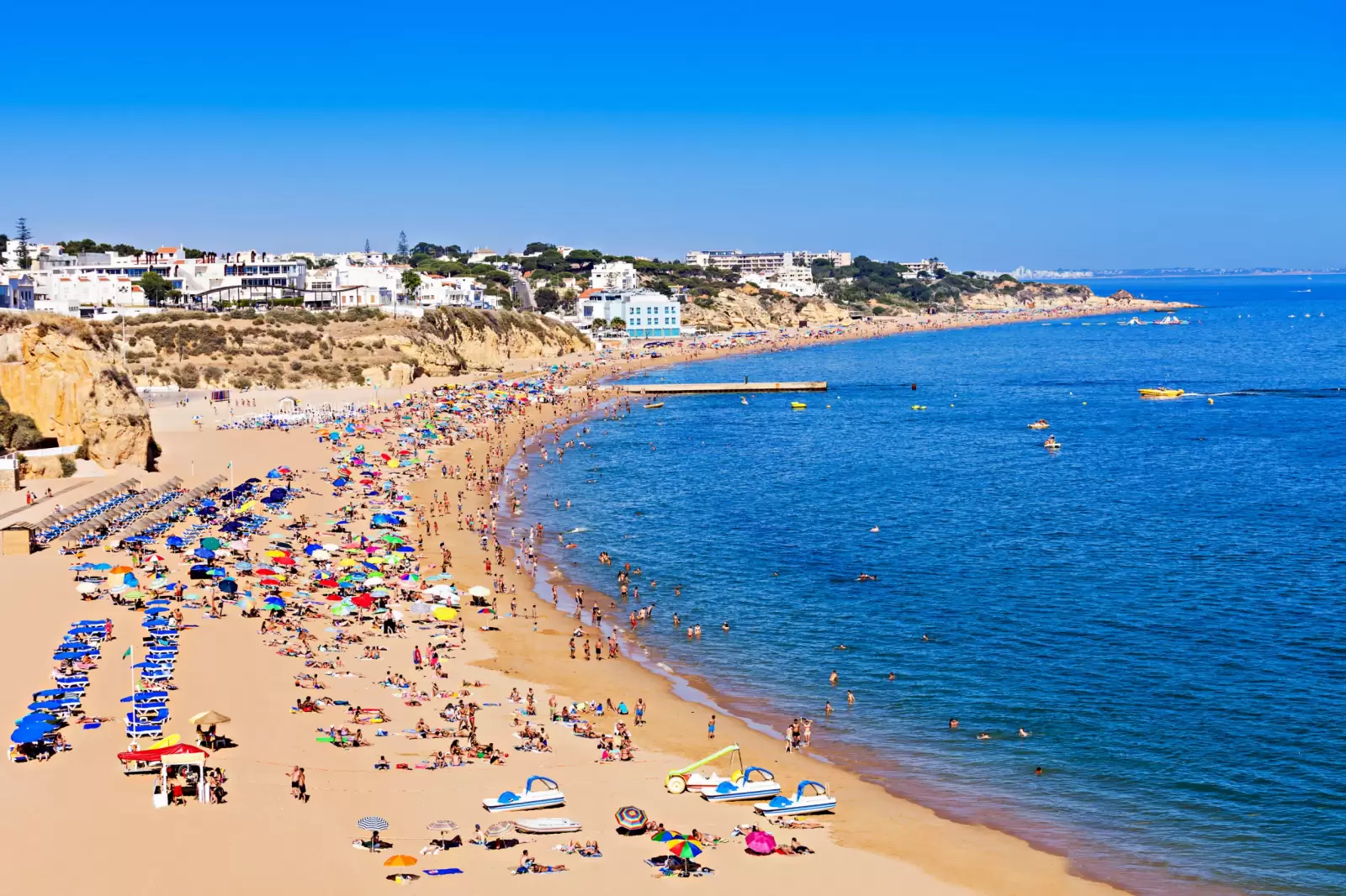 albufeira city beach algarve region south portugal albufeira city beach algarve region south portugal