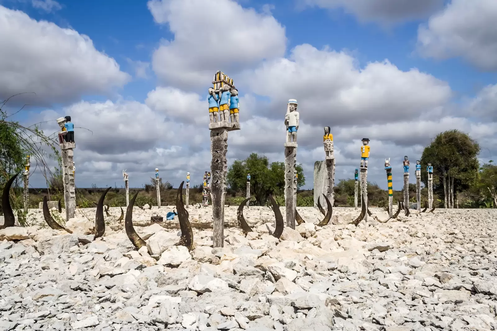 antandroy traditional tomb in southern madagascar