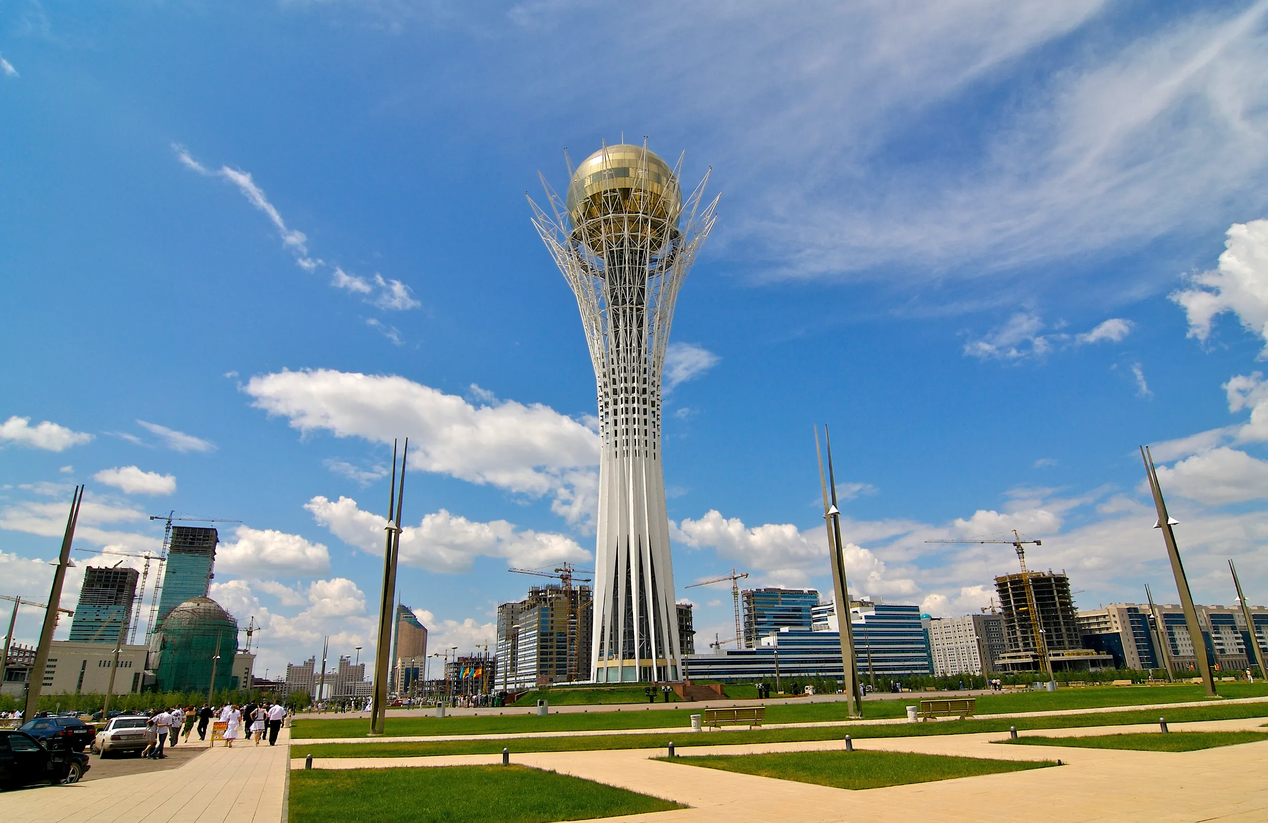 bayterek kazakhstan astana building city sky bayterek kazakhstan astana building city sky