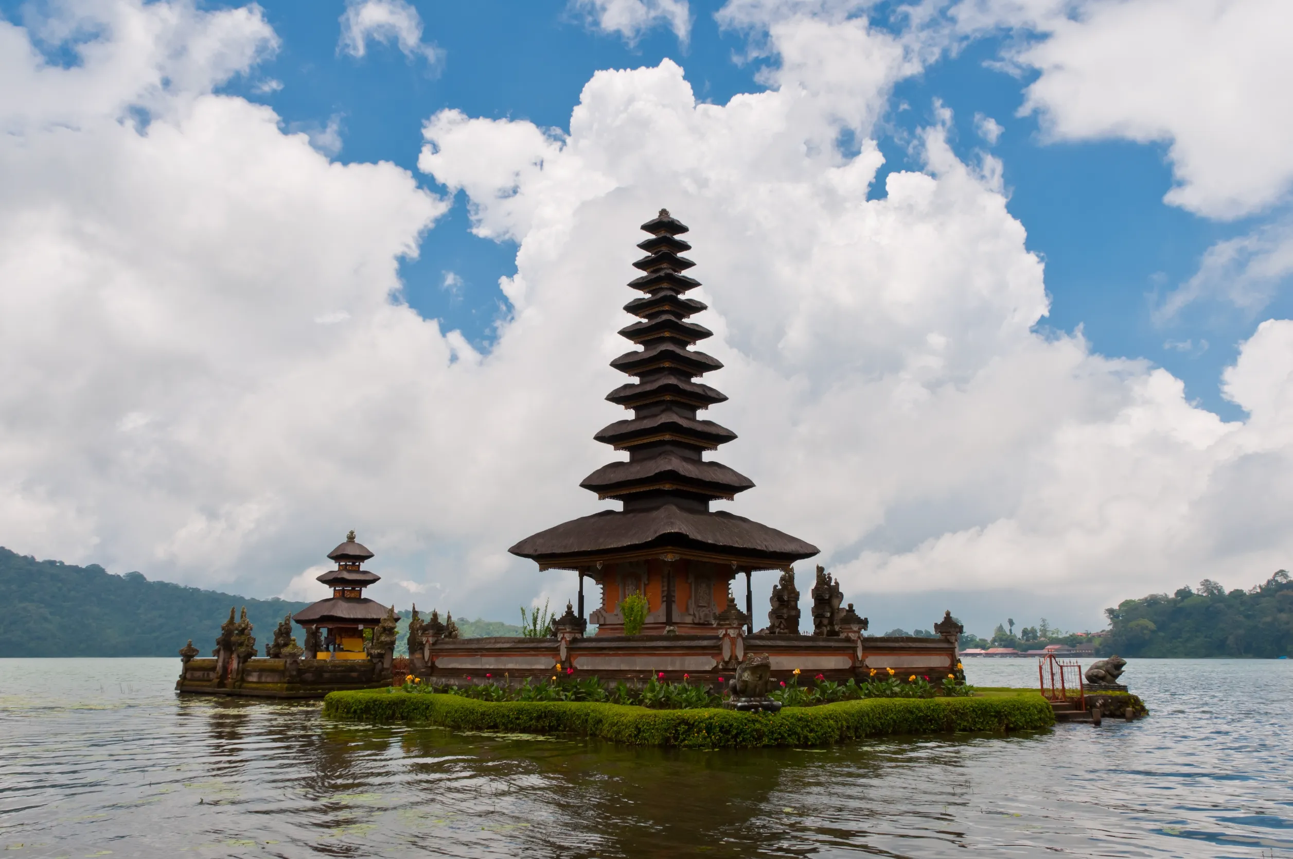 beautiful temple on lake in extinct volcano crater pura ulun danu bratan bali beautiful temple on lake in extinct volcano crater pura ulun danu bratan bali
