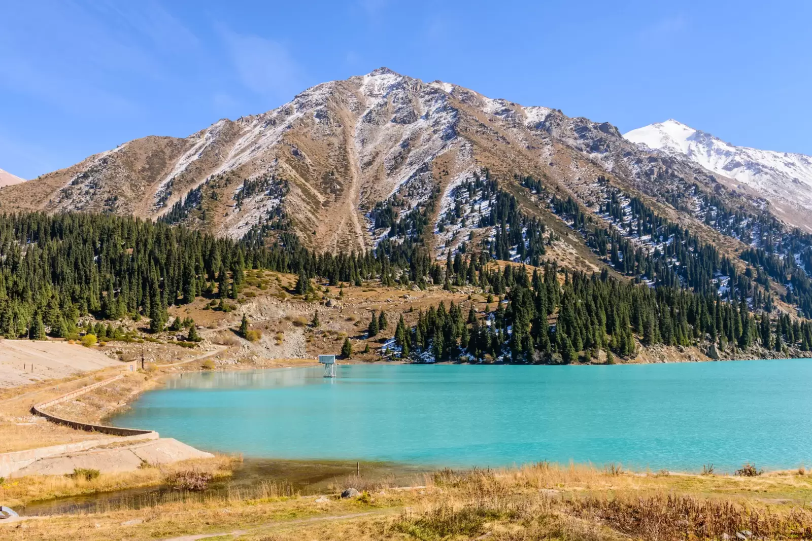 big almaty lake is a highland reservoir and natural landmark in almaty kazakhstan big almaty lake is a highland reservoir and natural landmark in almaty kazakhstan