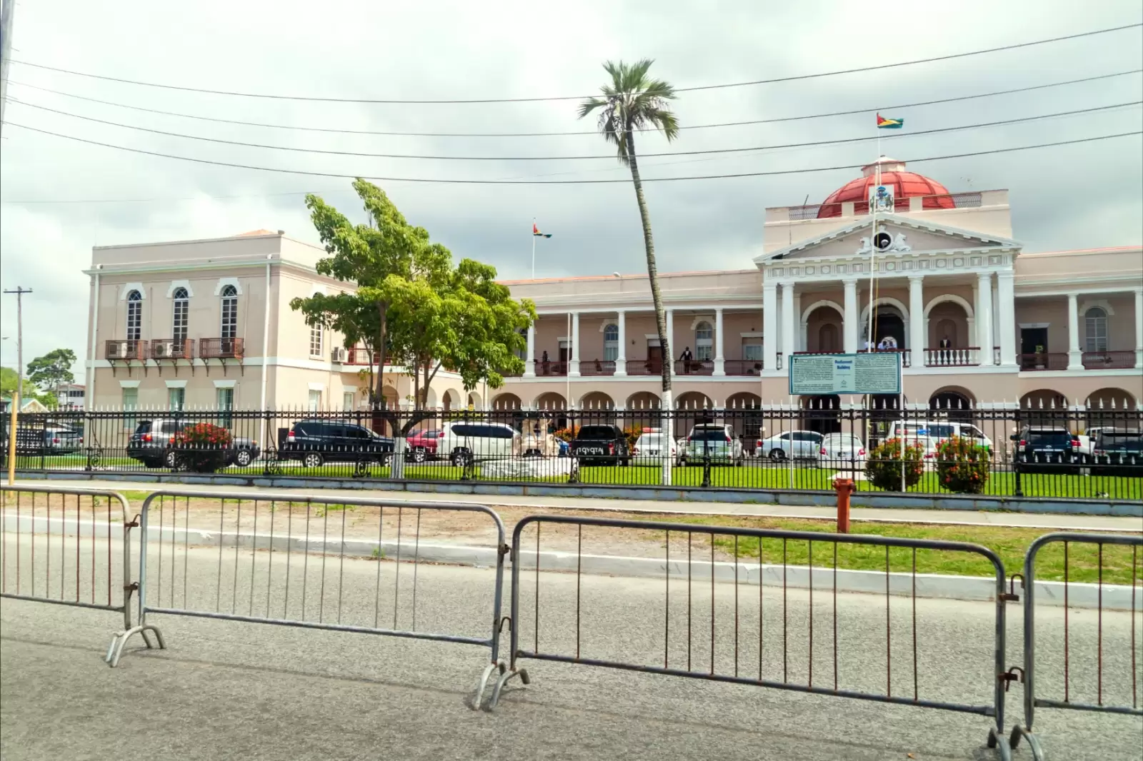 building of the parliament in georgetown capital of guyana building of the parliament in georgetown capital of guyana