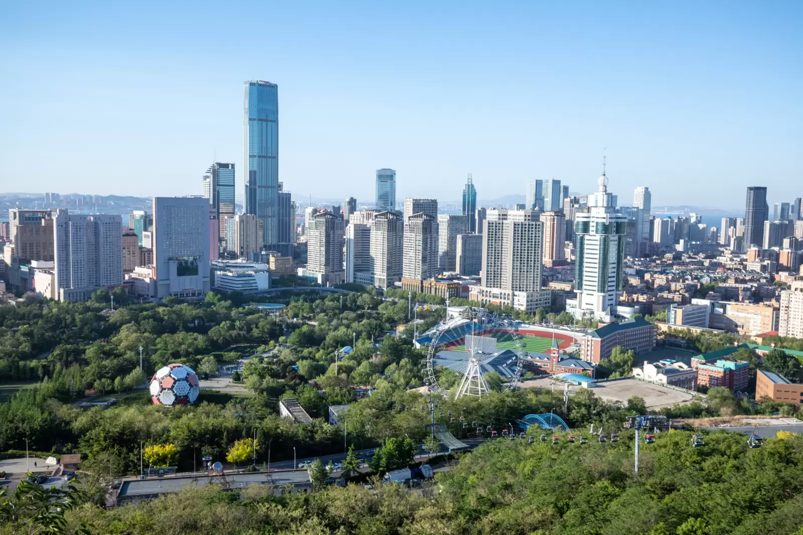 china dalian city landscape china dalian city landscape