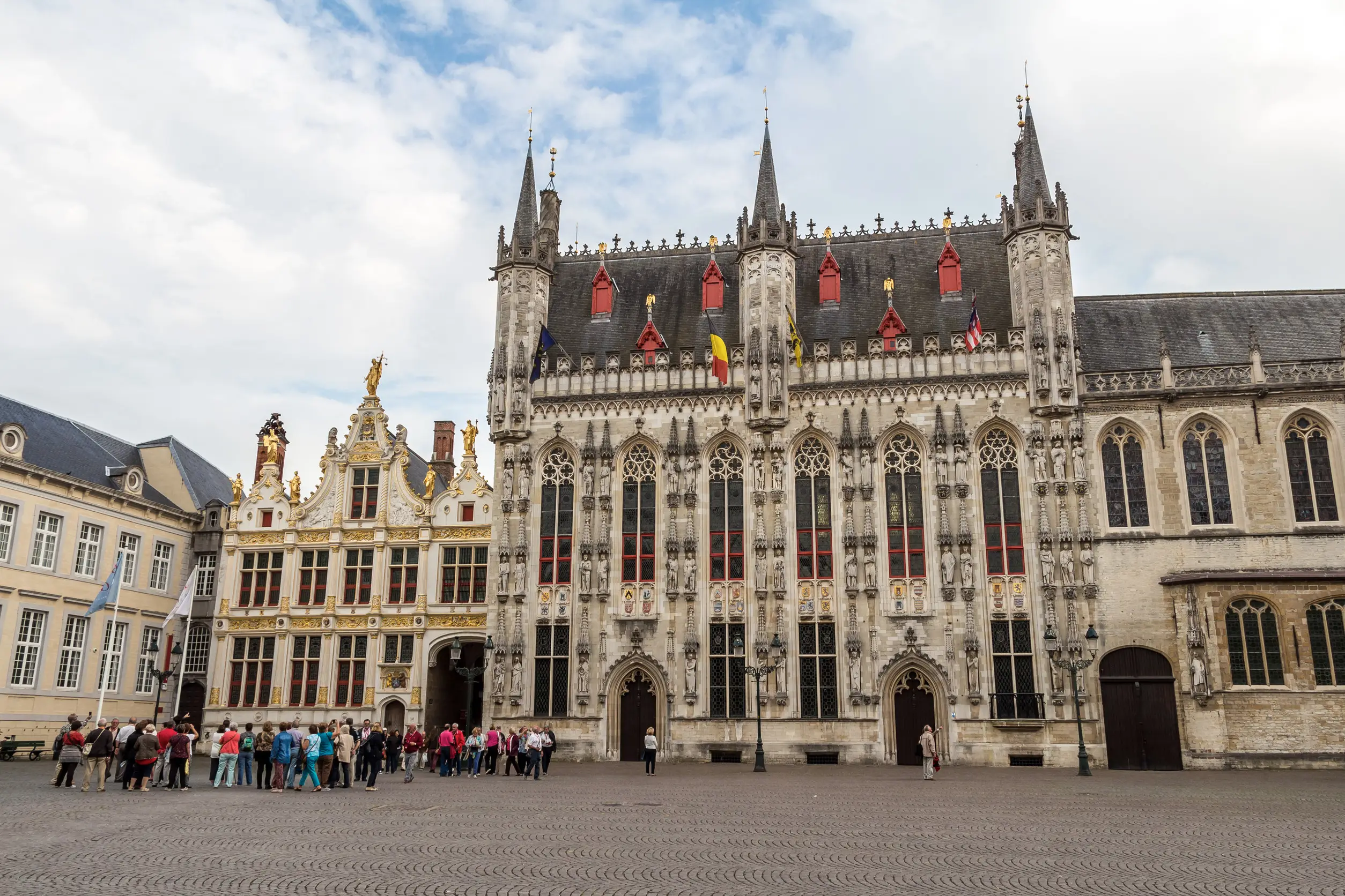 city hall in bruges in a beautiful summer day belgium city hall in bruges in a beautiful summer day belgium