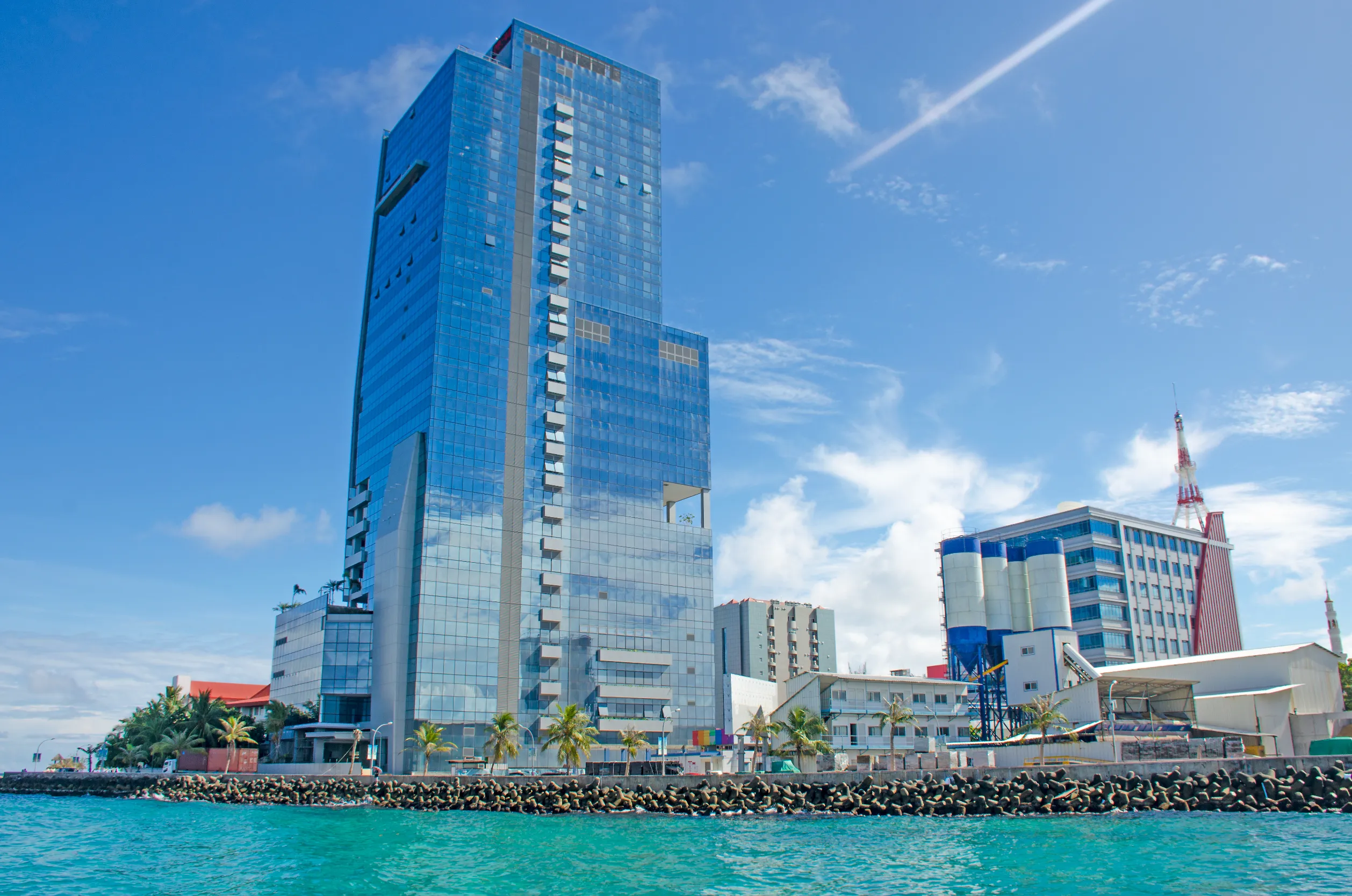 city of maldives view from the ocean city of maldives view from the ocean