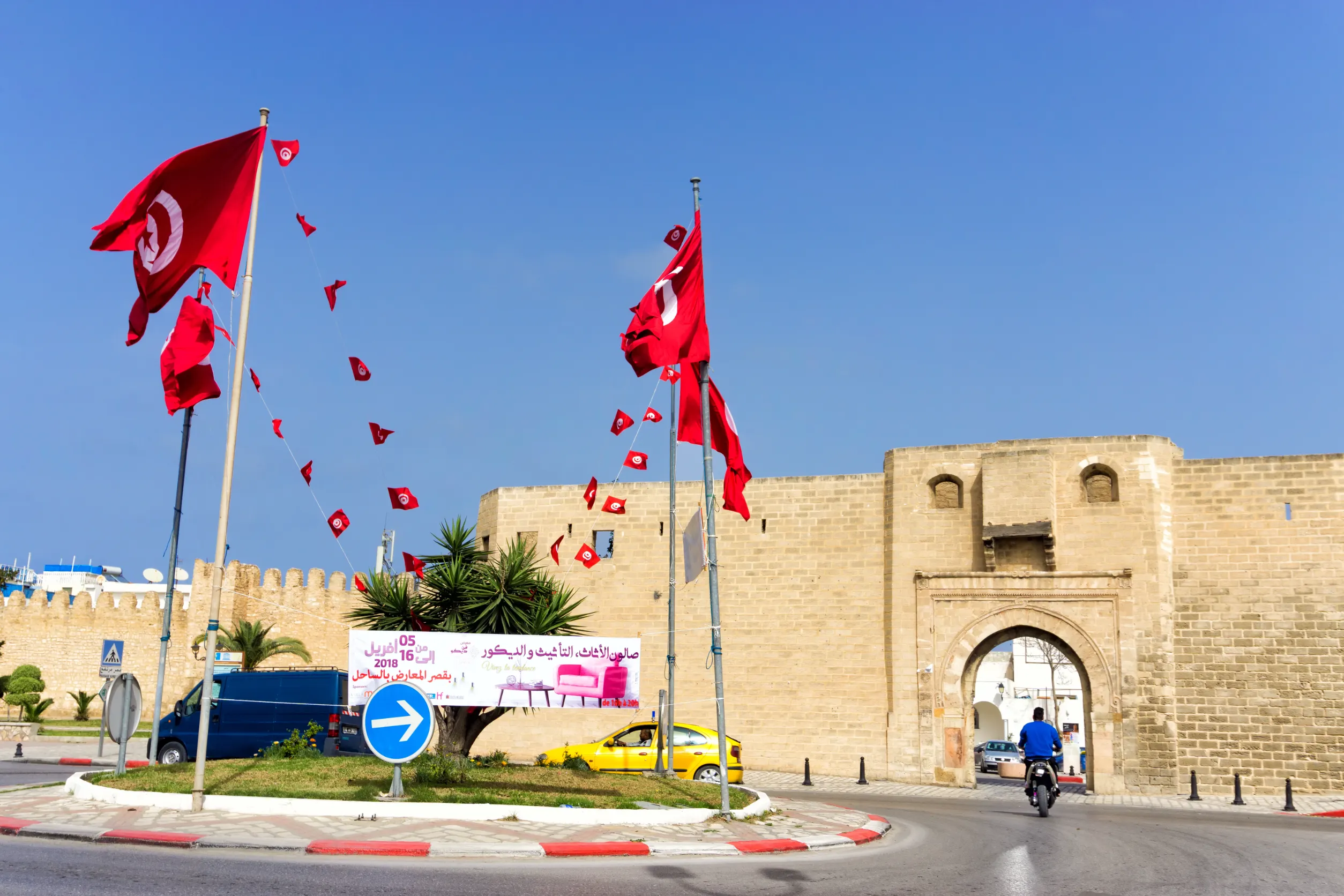 entrances in the the qasaba and ramparts of sousse tunisia entrances in the the qasaba and ramparts of sousse tunisia