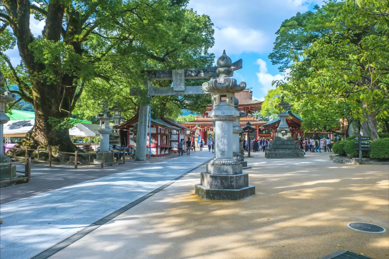 famous dazaifu shrine in fukuoka japan