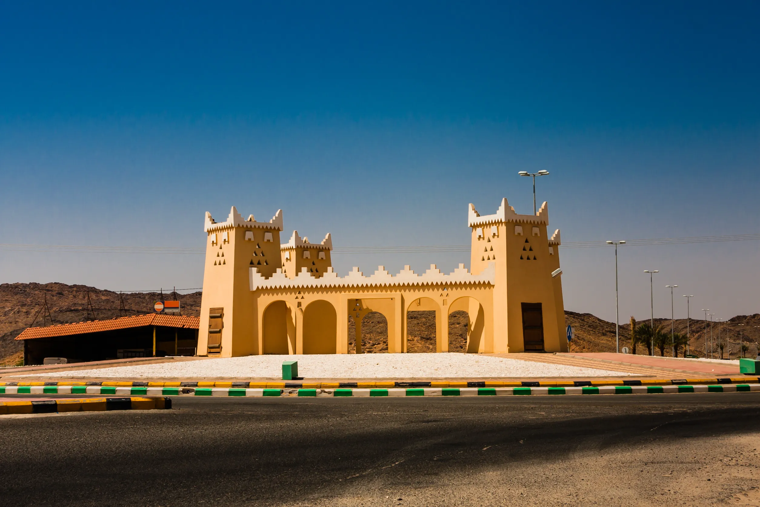 fort replica in mazal riyadh province saudi arabia