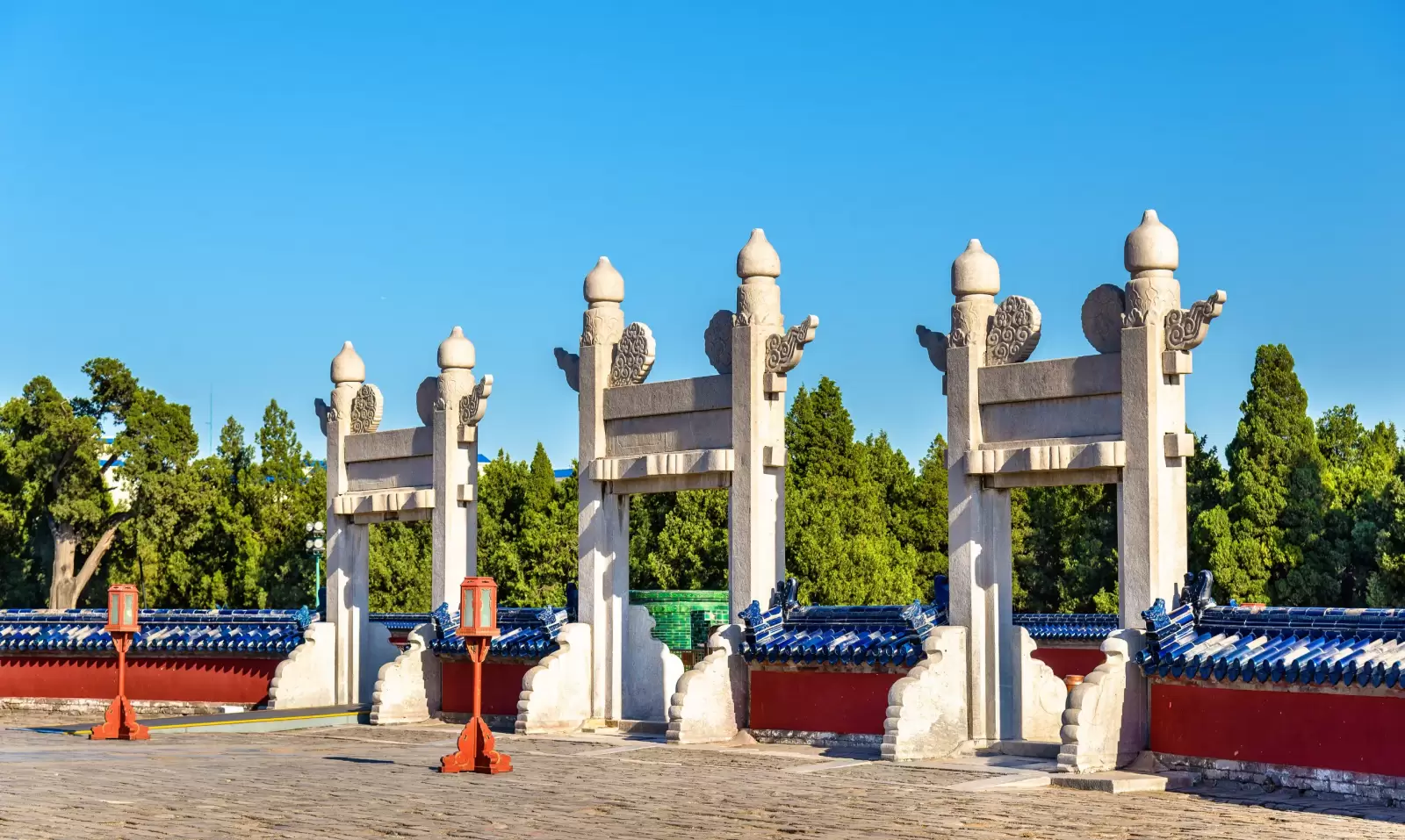 gates at the temple of heaven in beijing china gates at the temple of heaven in beijing china