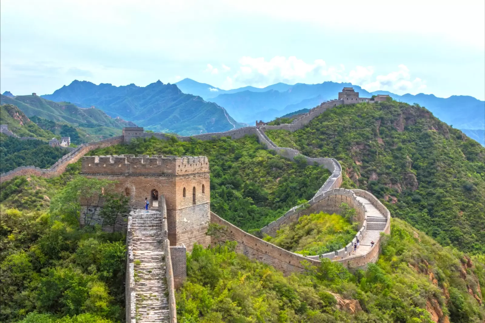 great wall of china at the jinshanling section great wall of china at the jinshanling section