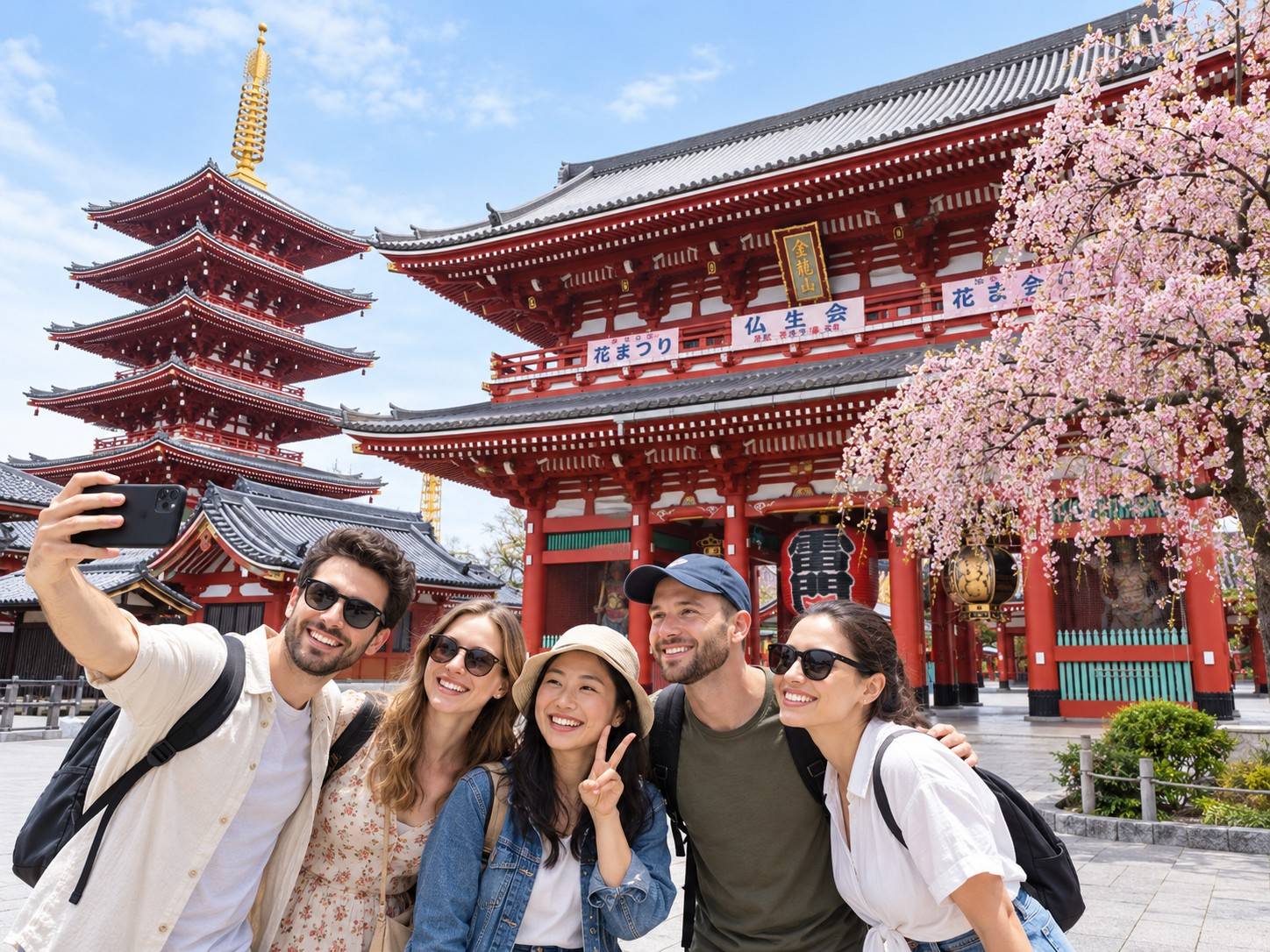 Group Travellers On Japan Evisa