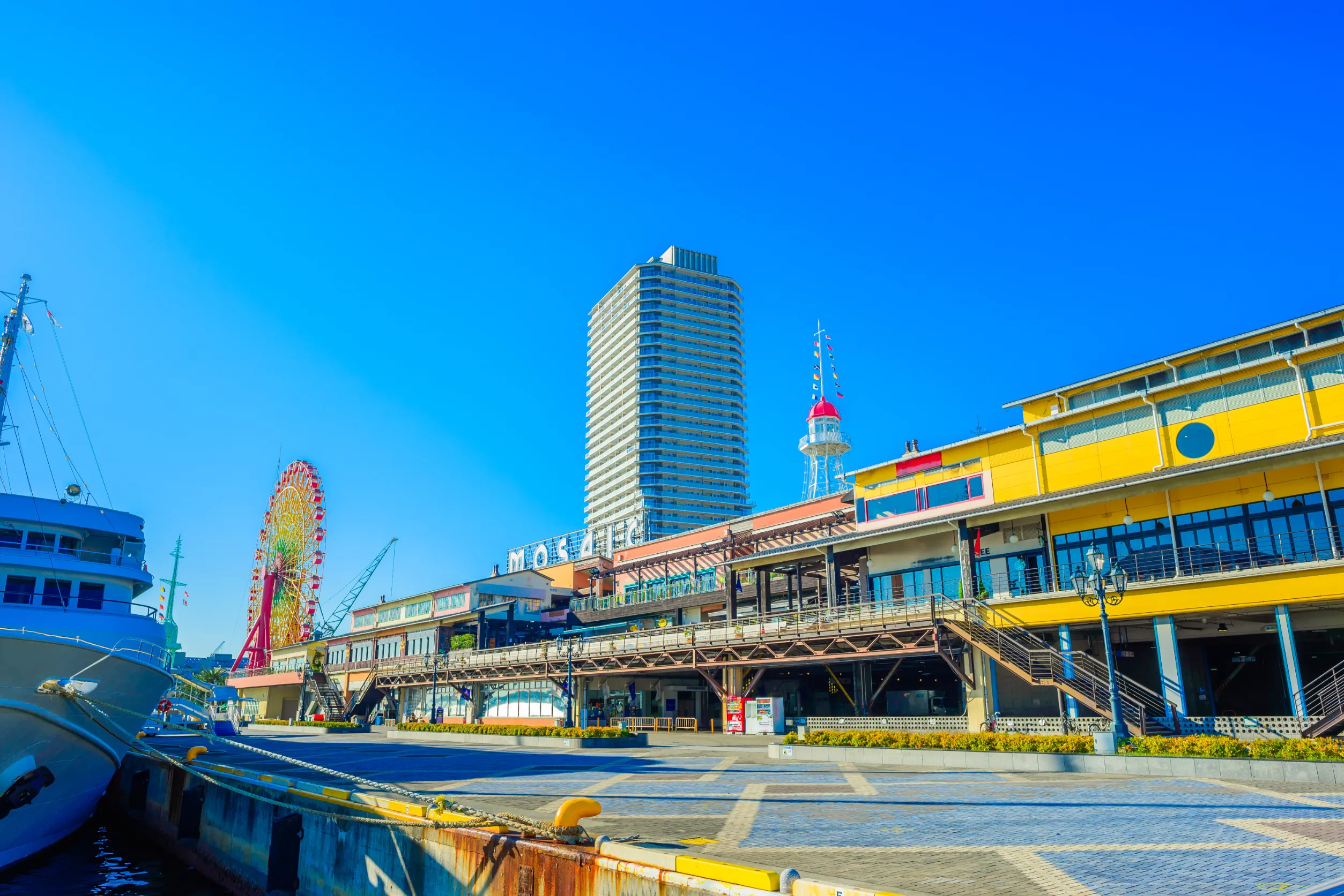 harbor of kobe in japan kobe harborland is a shopping harbor of kobe in japan kobe harborland is a shopping