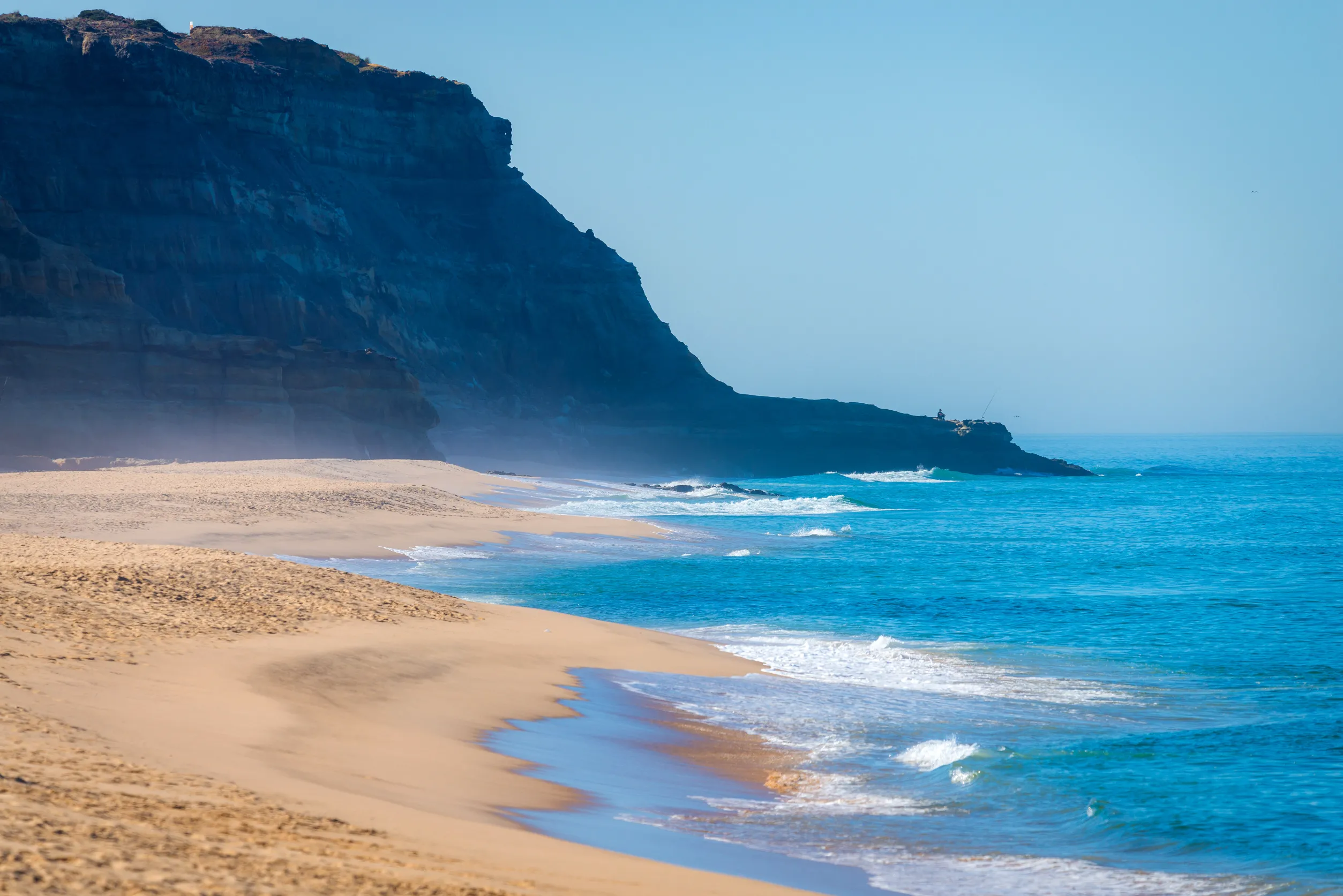 idyllic wild beach in summertime in portugal idyllic wild beach in summertime in portugal