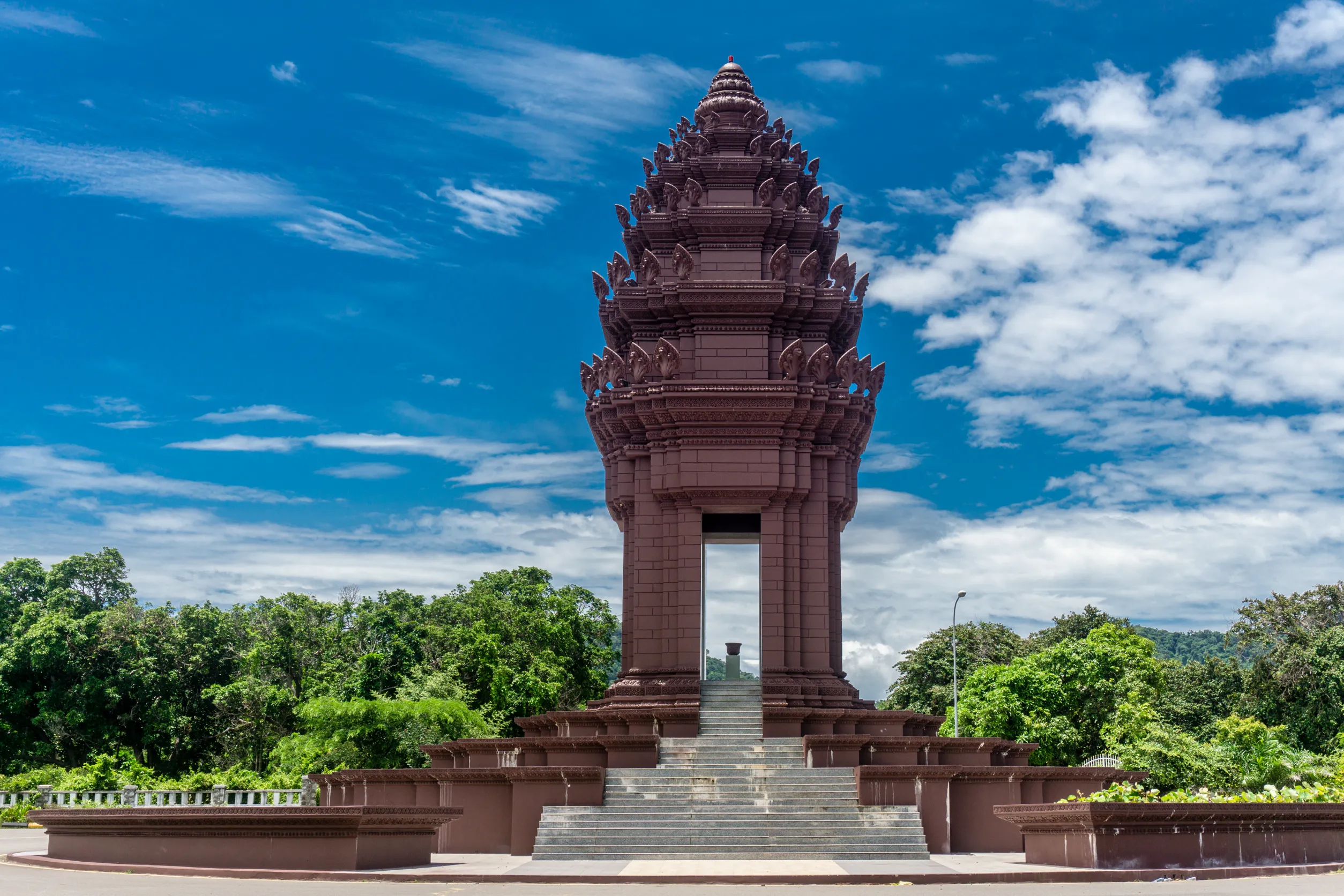 independence monument in kep cambodia independence monument in kep cambodia