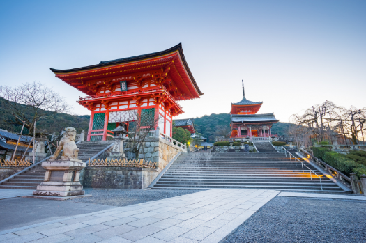 Kiyomizu Dera, the buddhist temple in kyoto