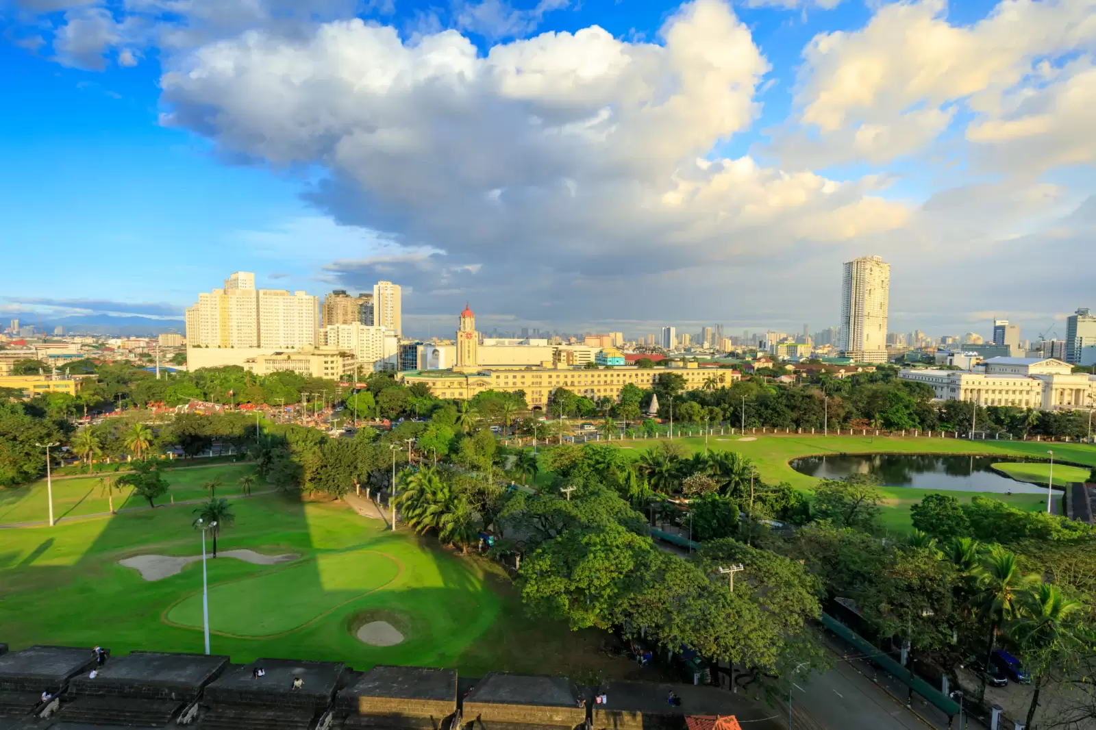 manila city skyline in philippines ermita and paco districts manila city skyline in philippines ermita and paco districts