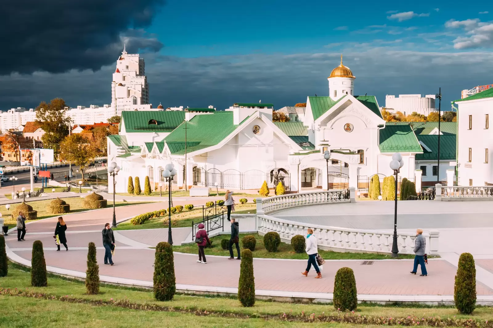 minsk belarus view of church of st kirill of turov in establishing minsk belarus view of church of st kirill of turov in establishing