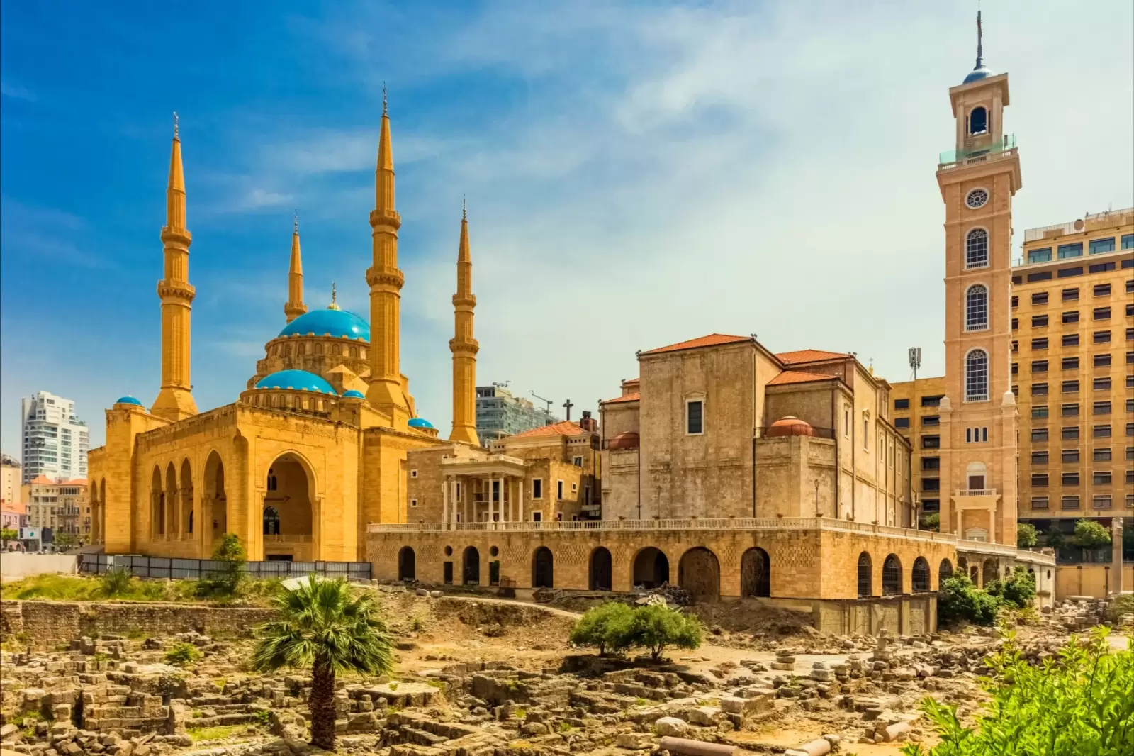 mohammad al amin mosque in beirut capital city of lebanon mohammad al amin mosque in beirut capital city of lebanon