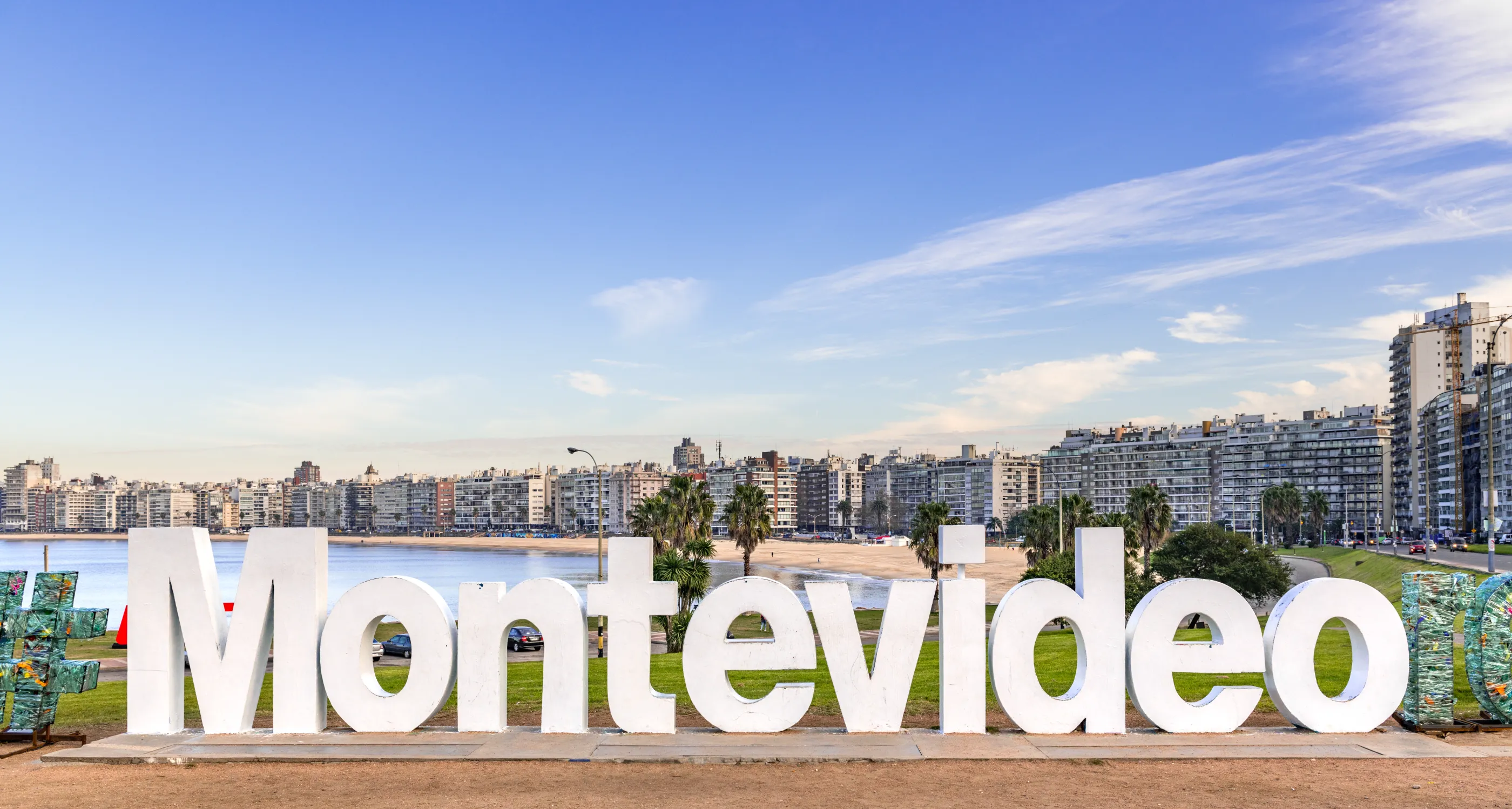 montevideo city sign a tourist hotspot in the city montevideo city sign a tourist hotspot in the city