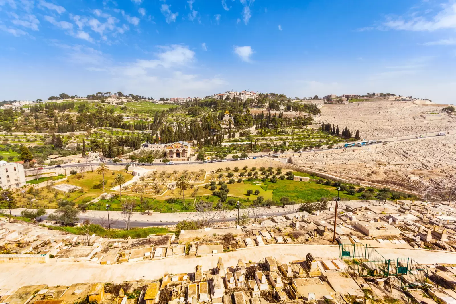mount of olives and the old jewish cemetery in jerusalem israel gethsemane mount of olives and the old jewish cemetery in jerusalem israel gethsemane