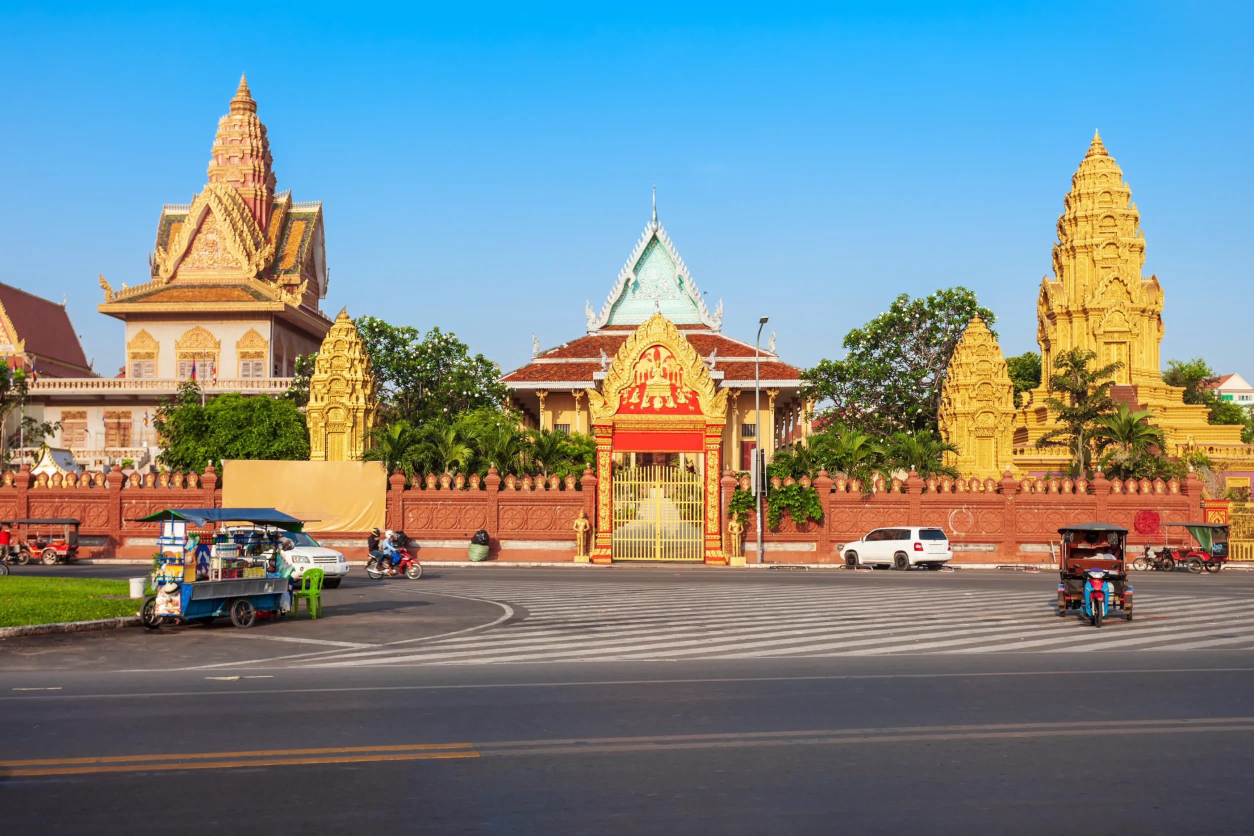 near the royal palace in phnom penh near the royal palace in phnom penh
