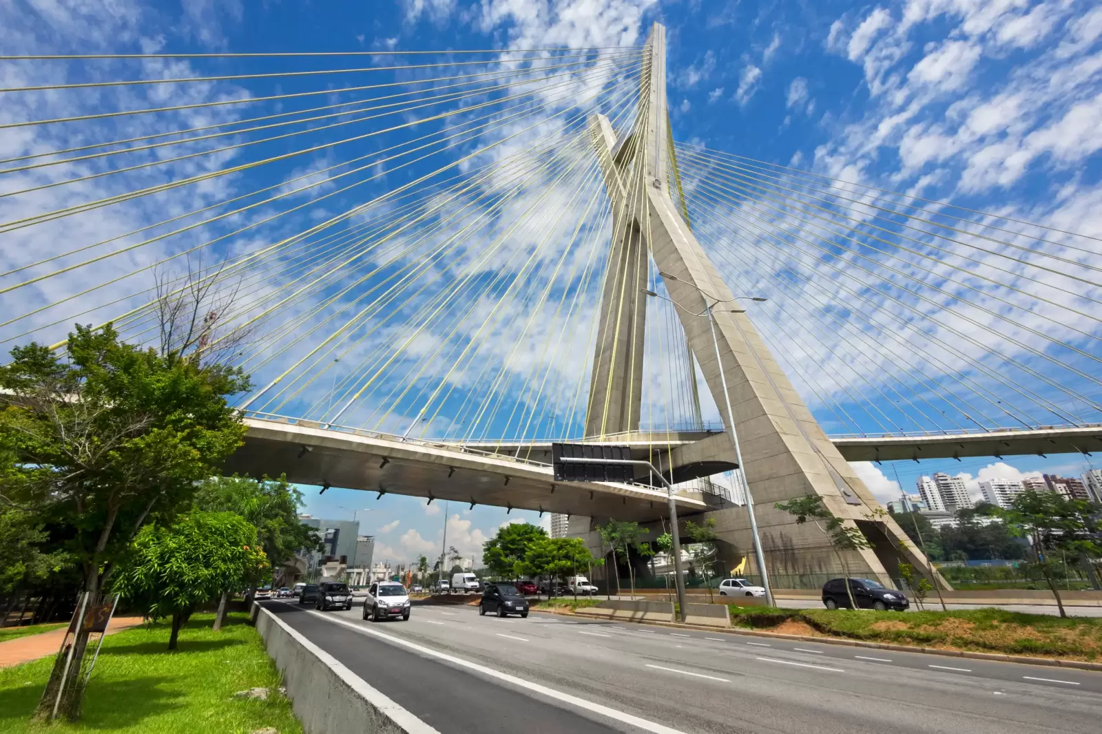 octavio frias de oliveira cable stayed bridge or ponte estaiada in sao paulo brazil octavio frias de oliveira cable stayed bridge or ponte estaiada in sao paulo brazil
