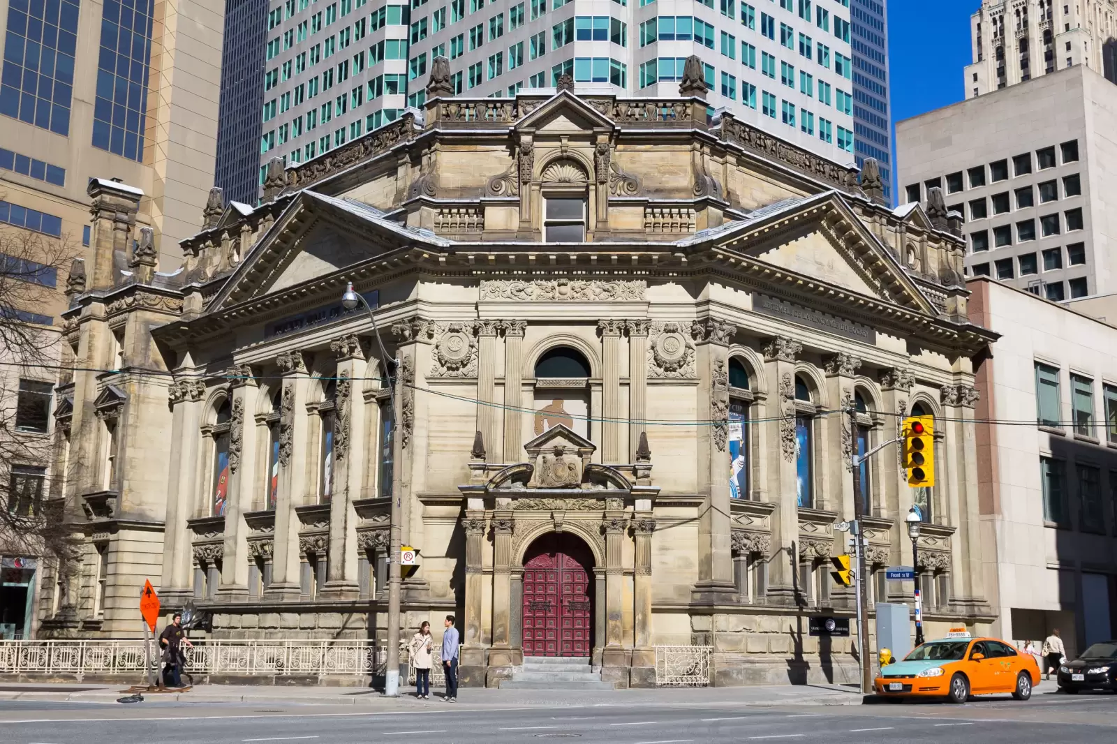 outside of the hockey hall of fame building during the day outside of the hockey hall of fame building during the day