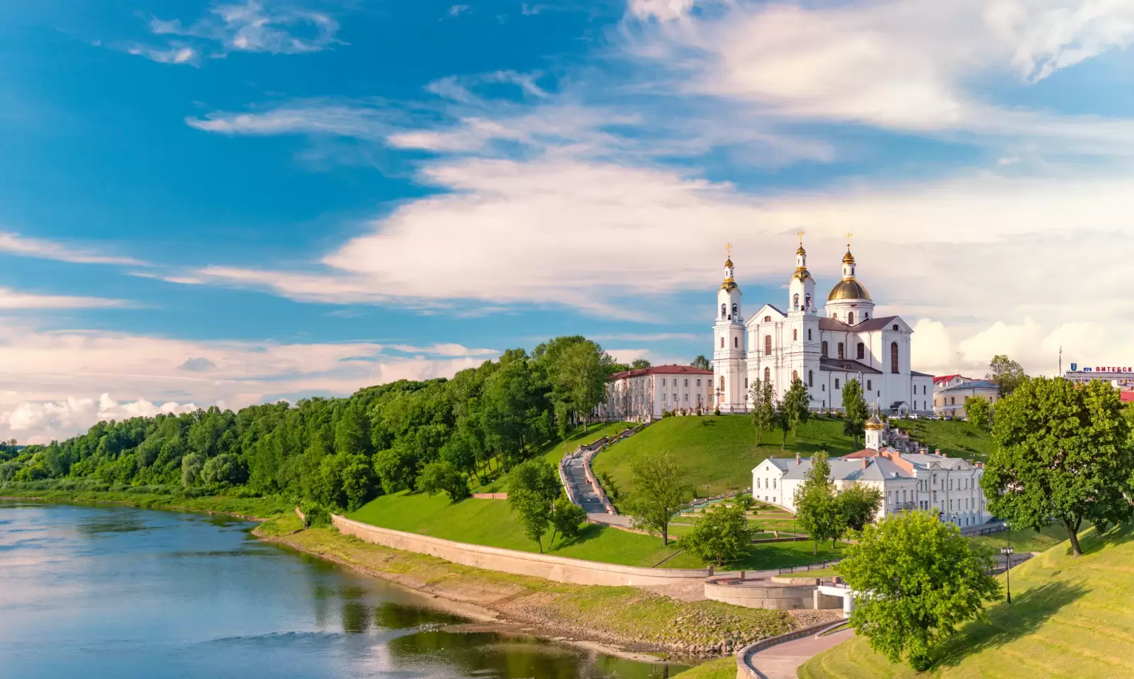 panorama of beautiful old orthodox church belfry in vitebsk belarus panorama of beautiful old orthodox church belfry in vitebsk belarus