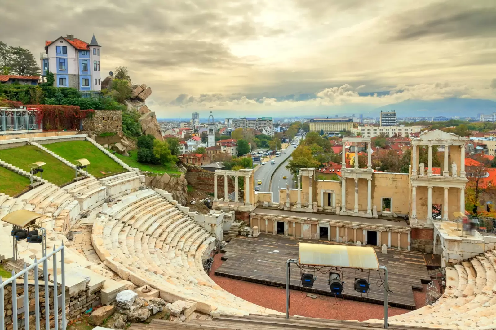 plovdiv bulgaria in the medieval part of the city called old town