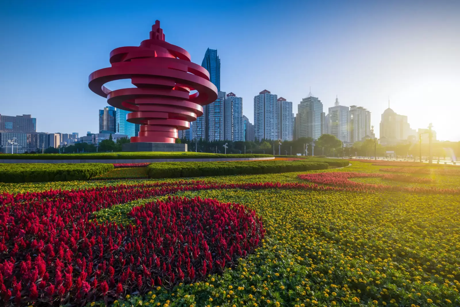 qingdao city landscape shandong province china qingdao city landscape shandong province china