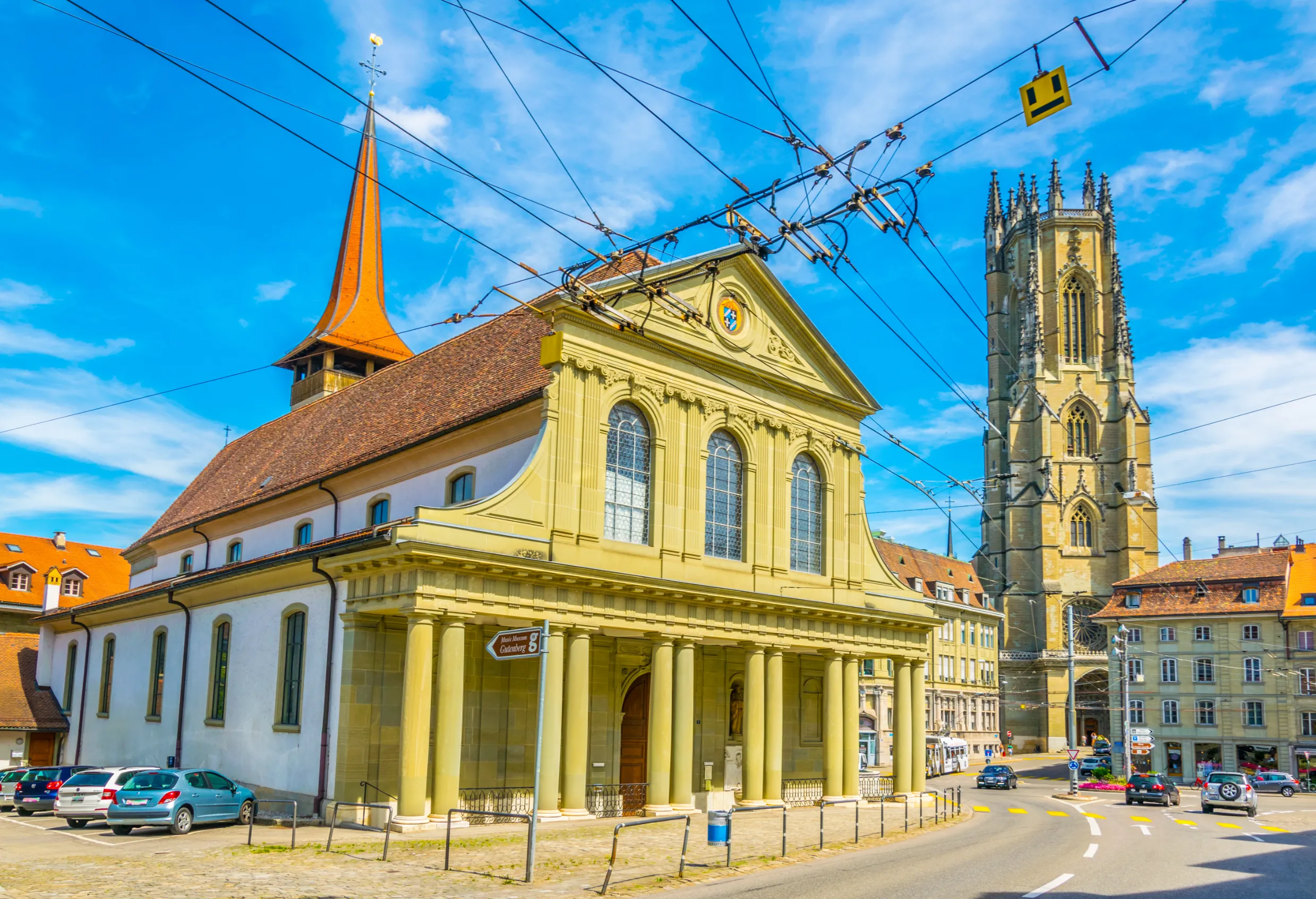 saint nicholas cathedral in fribourg switzerland saint nicholas cathedral in fribourg switzerland