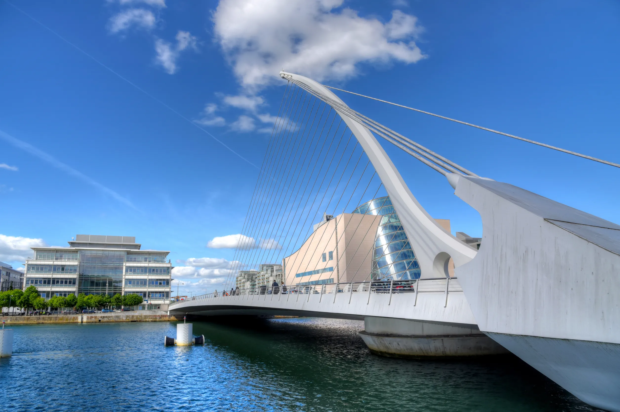samuel beckett bridge over the river liffey samuel beckett bridge over the river liffey