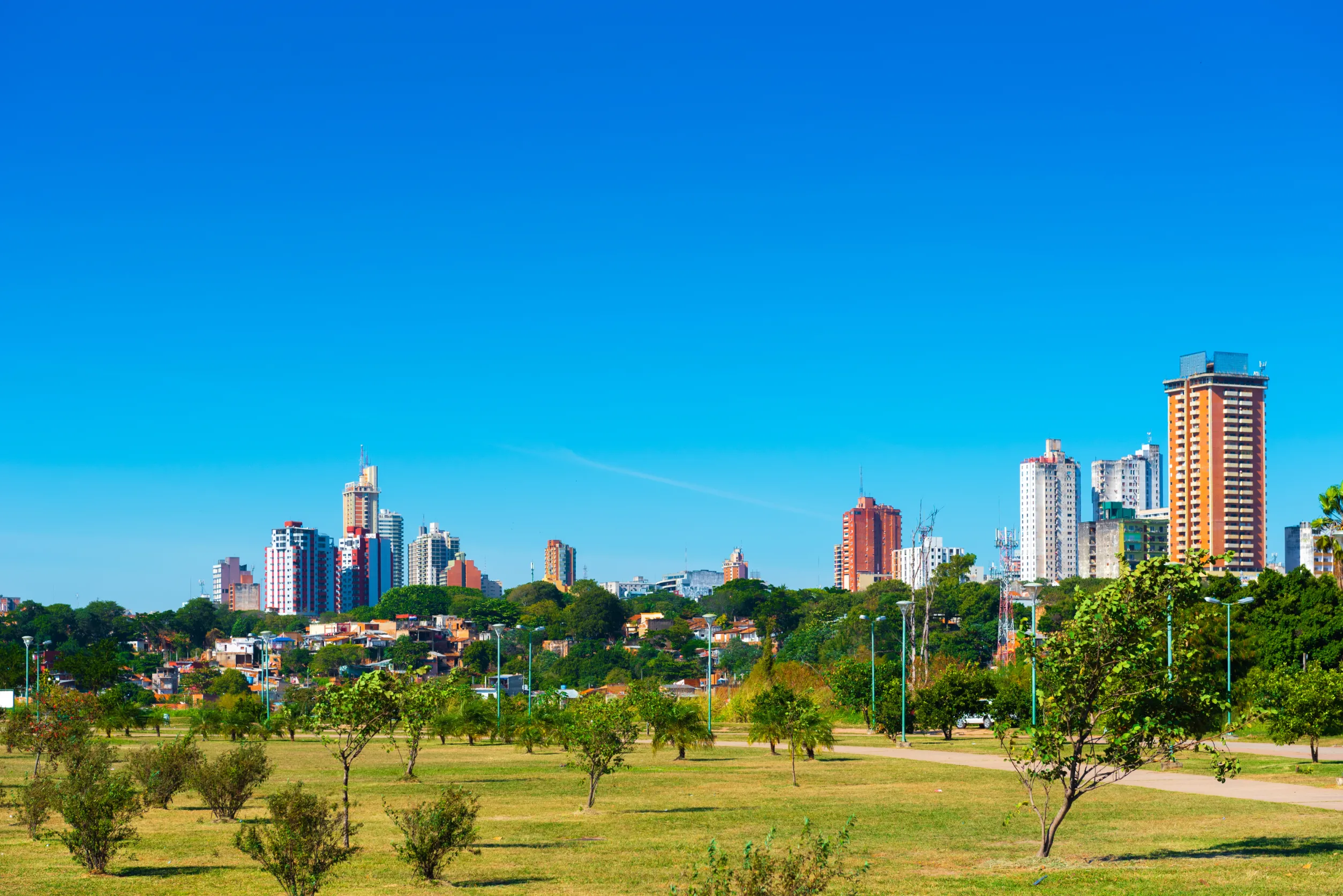 skyscrapers and city buildings asuncion paraguay city landscape skyscrapers and city buildings asuncion paraguay city landscape