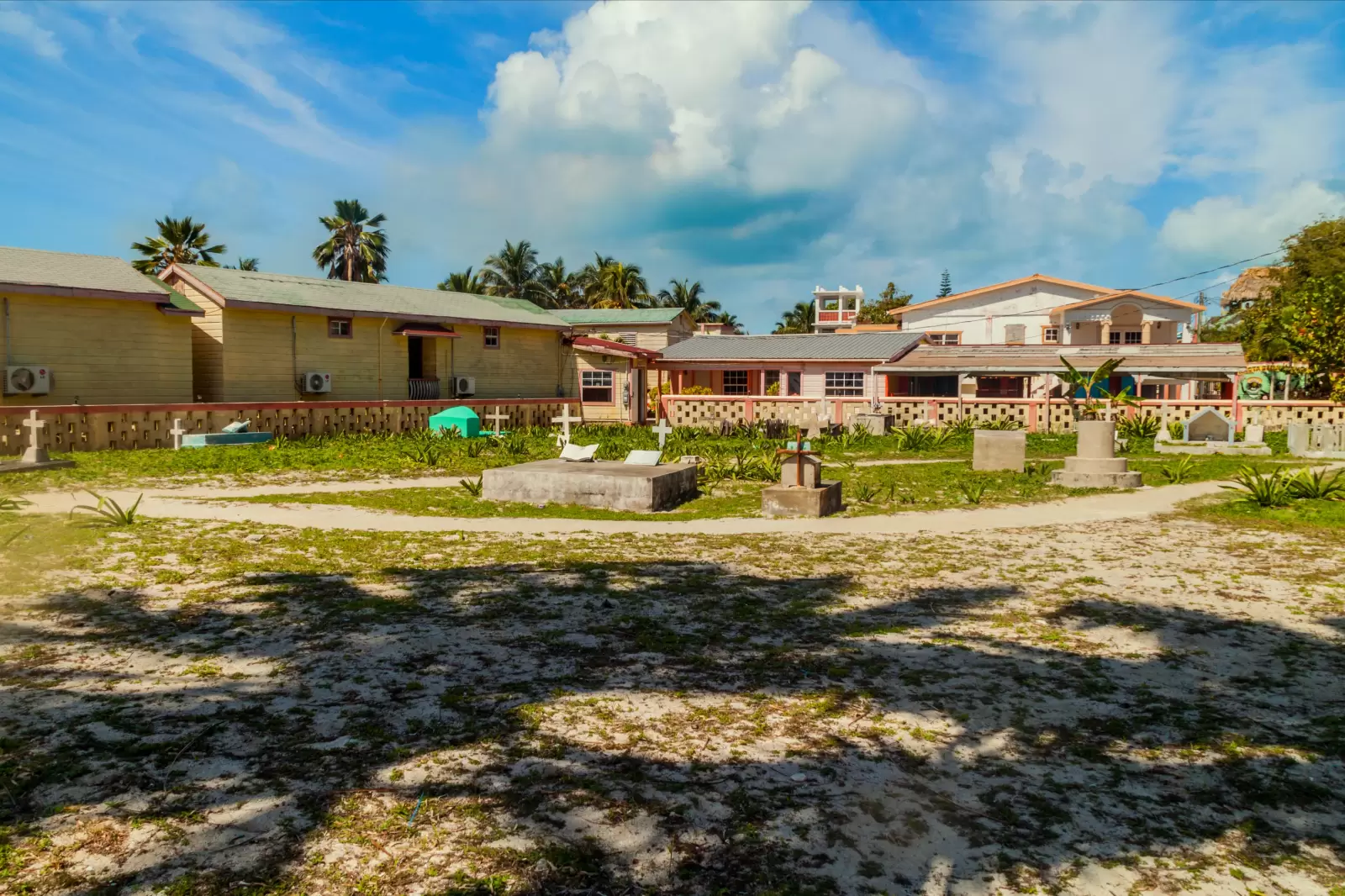small cemetery in caye caulker village belize small cemetery in caye caulker village belize