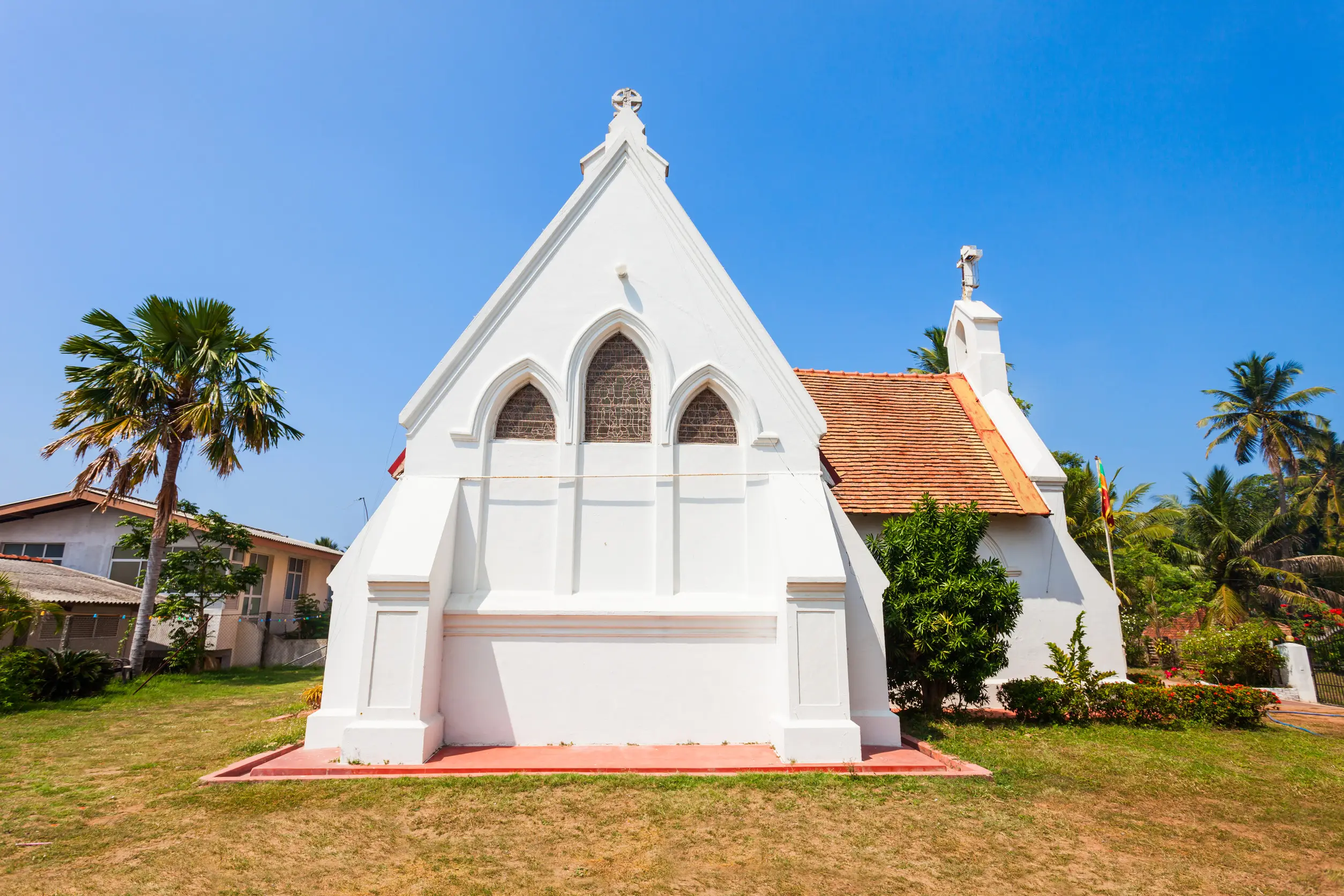 st stephen church at the negombo dutch fort remains negombo