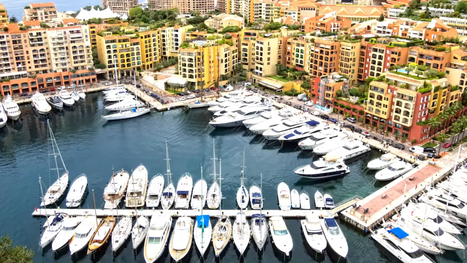 the beautiful harbor view in monaco the beautiful harbor view in monaco
