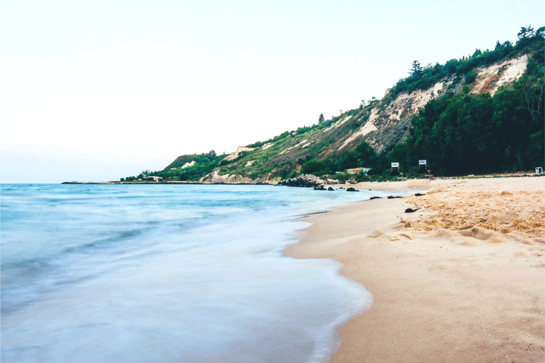 the beautiful sand beach in san marino san marin