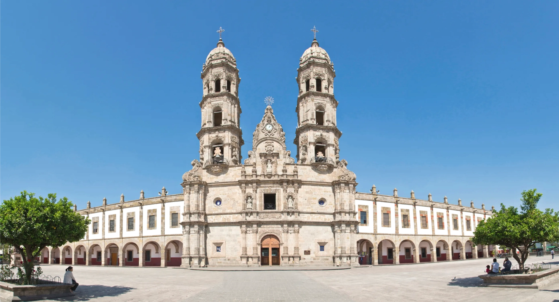 the famous basilica de zapopan church in jalisco mexic
