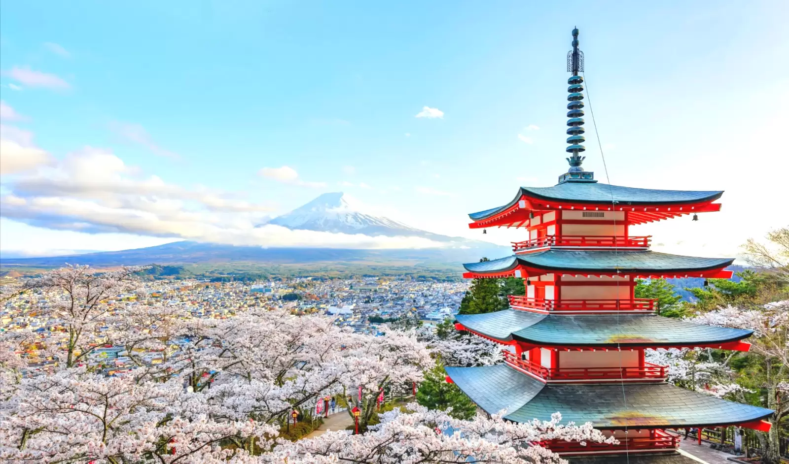 the famous chureito pagoda in fuji japan the famous chureito pagoda in fuji japan