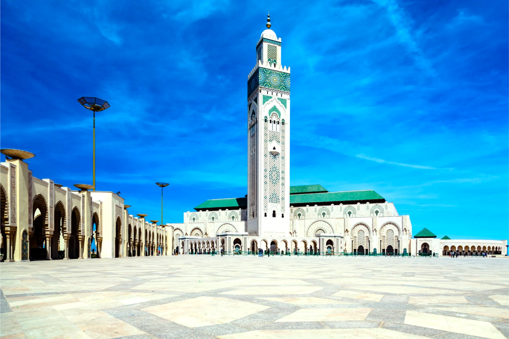 the famous hassan mosque in casablanca morocco the famous hassan mosque in casablanca morocco