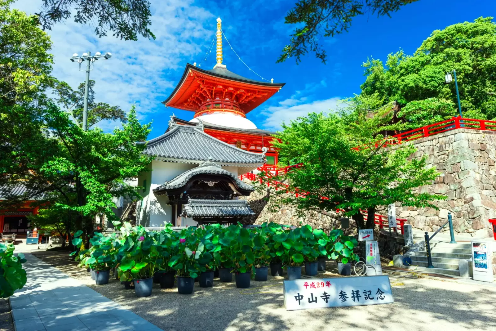 the famous nakayamadera shrine in sapporo japan