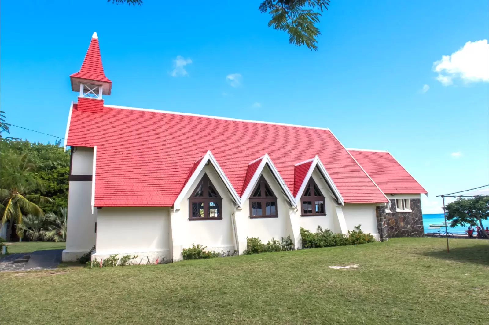 the famous notre dame auxiliatrice church in mauritius the famous notre dame auxiliatrice church in mauritius