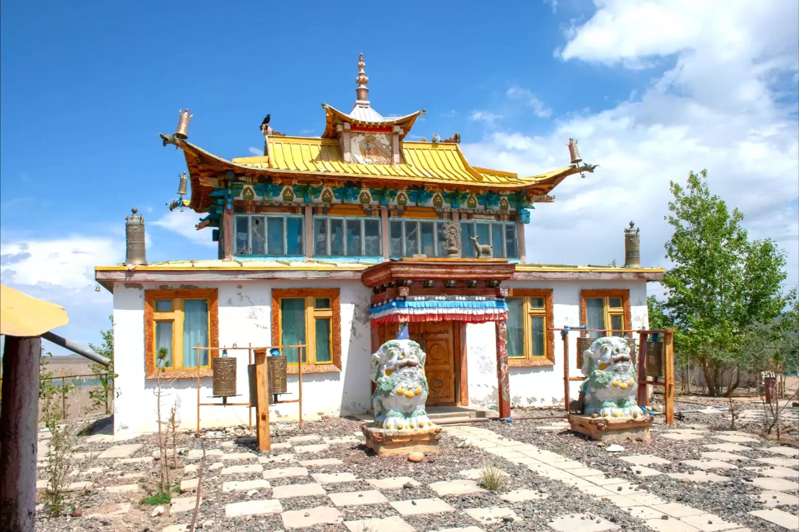 the famous shankh monastery temple in mongolia the famous shankh monastery temple in mongolia
