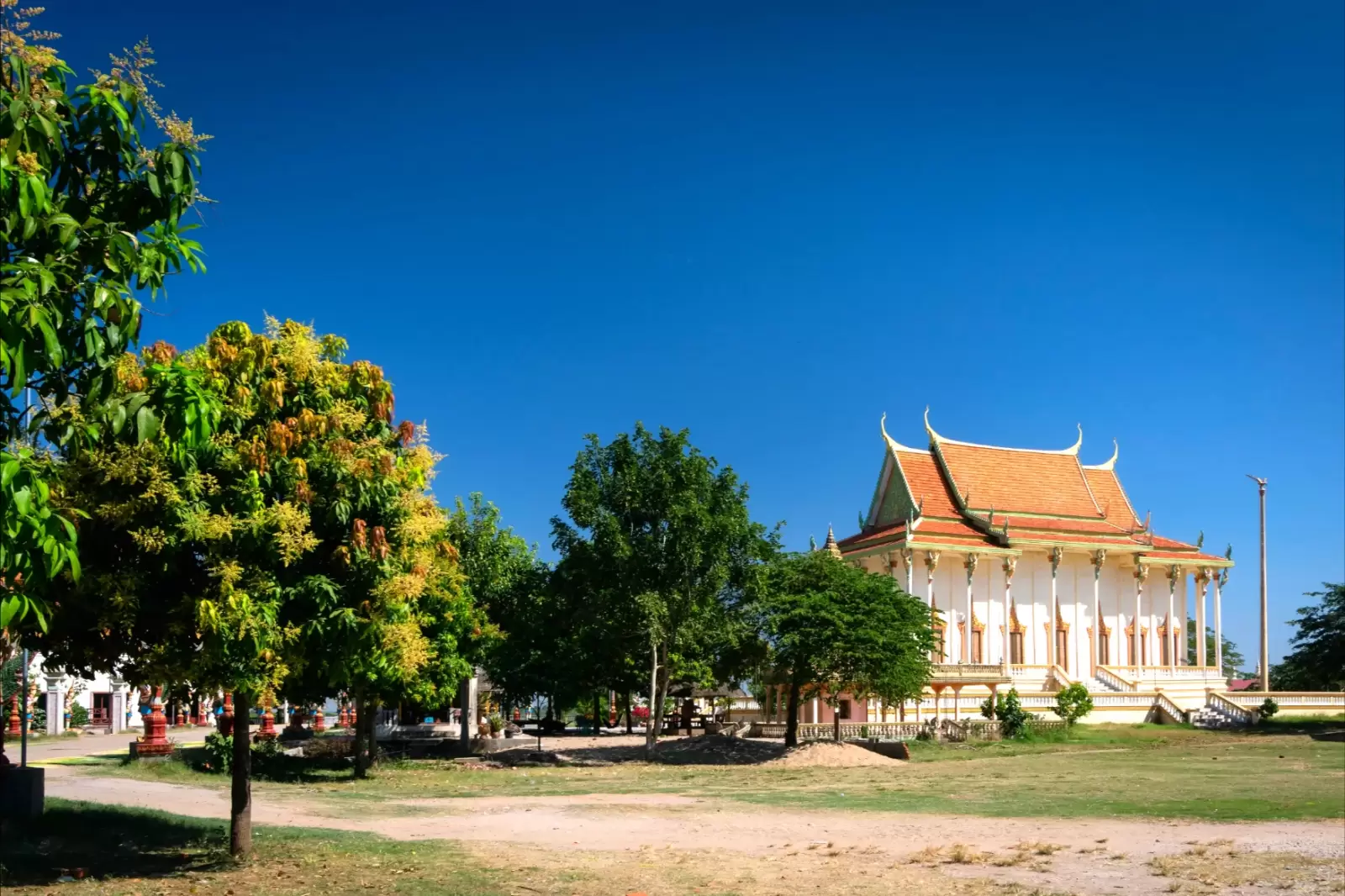 the famous wat svay andet pagoda in cambodian the famous wat svay andet pagoda in cambodian
