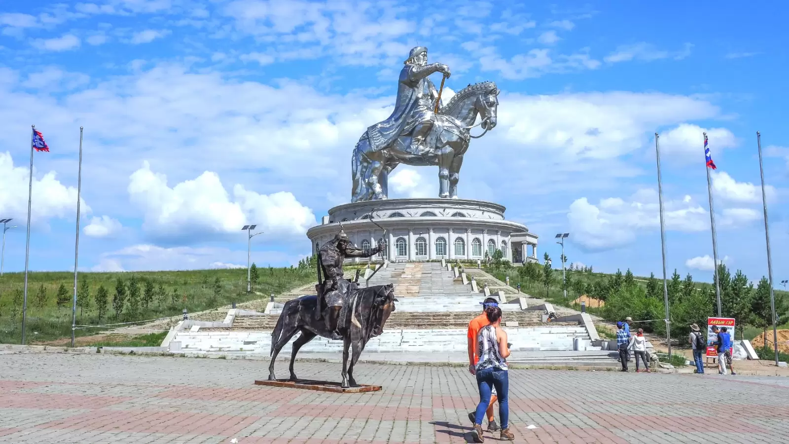 the genghis khan statue complex monument in mongolia the genghis khan statue complex monument in mongolia