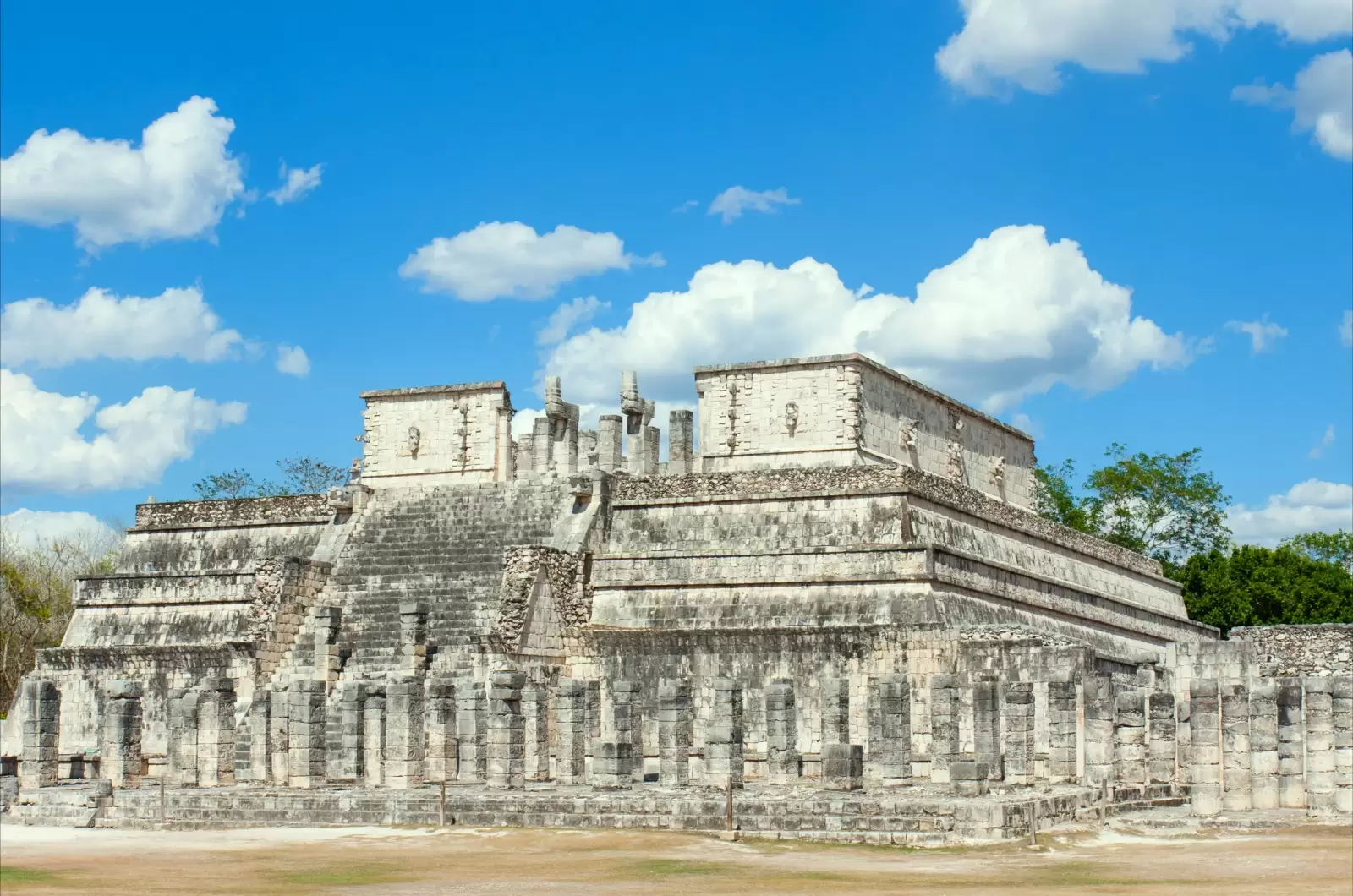 the temple of warriors in mexico the temple of warriors in mexico