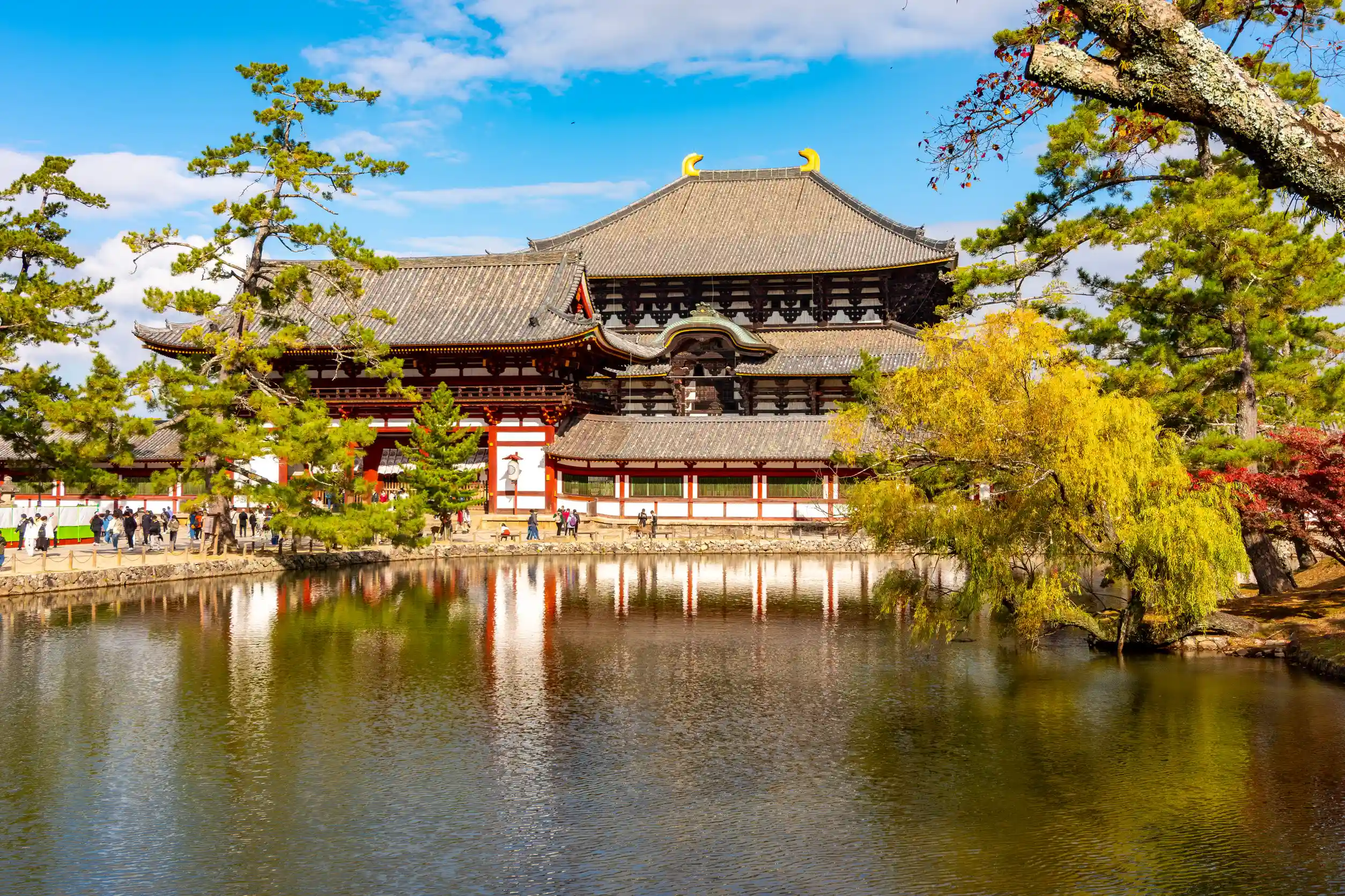 todaiji temple in nara near kyoto japan