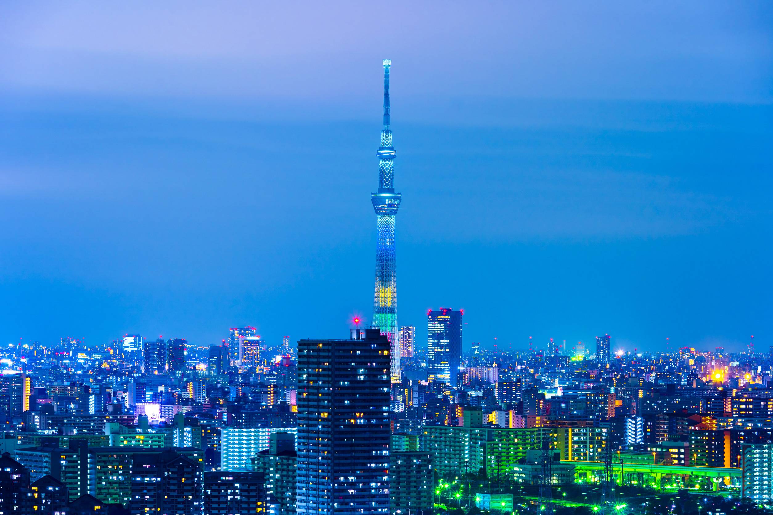 Tokyo Skytree at night