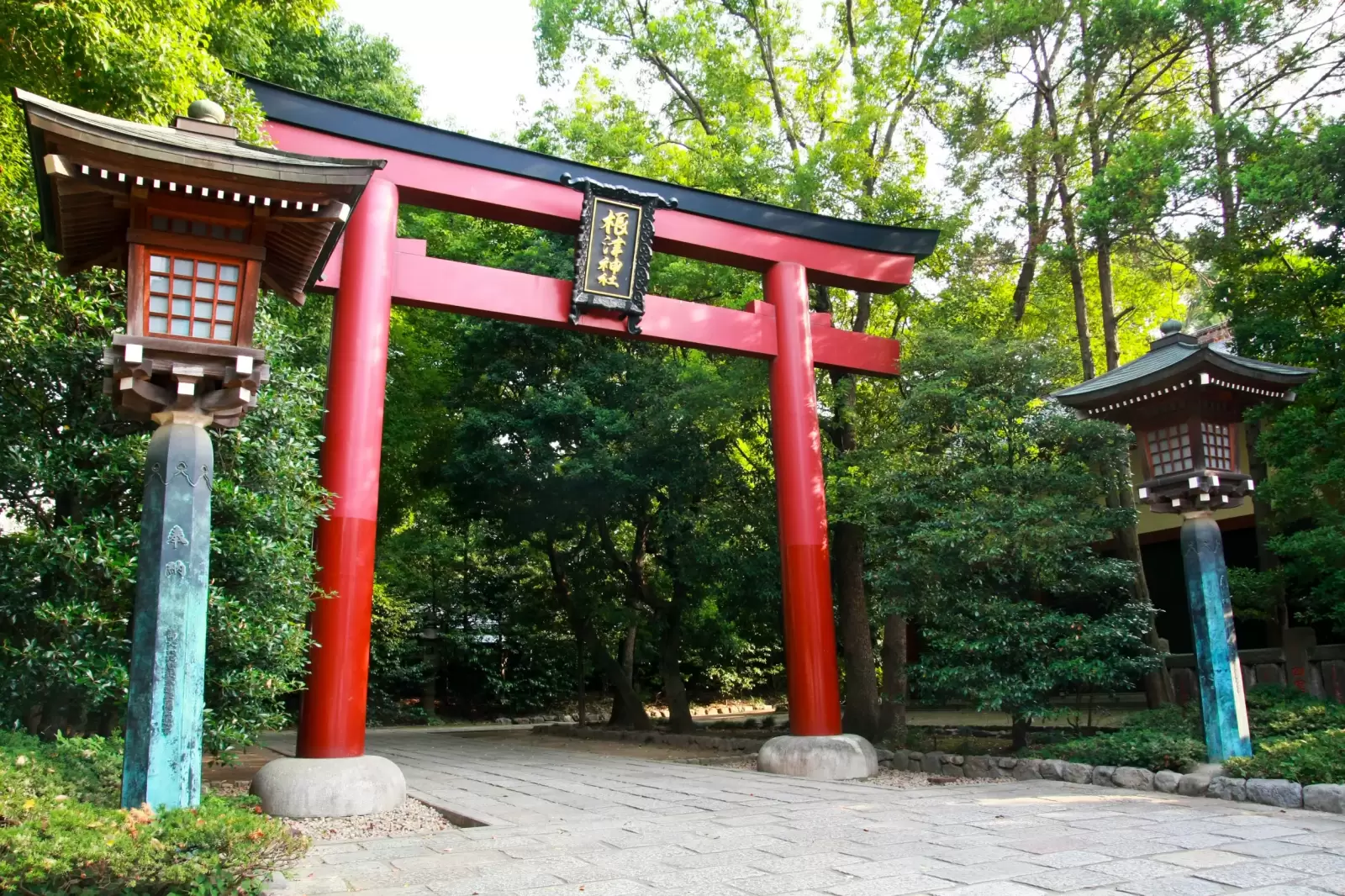 torii gate at temple in tokyo torii gate at temple in tokyo