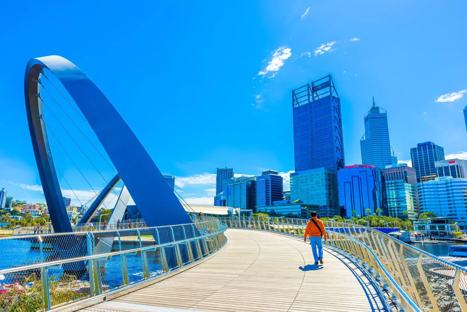 urban landscape of perth australia